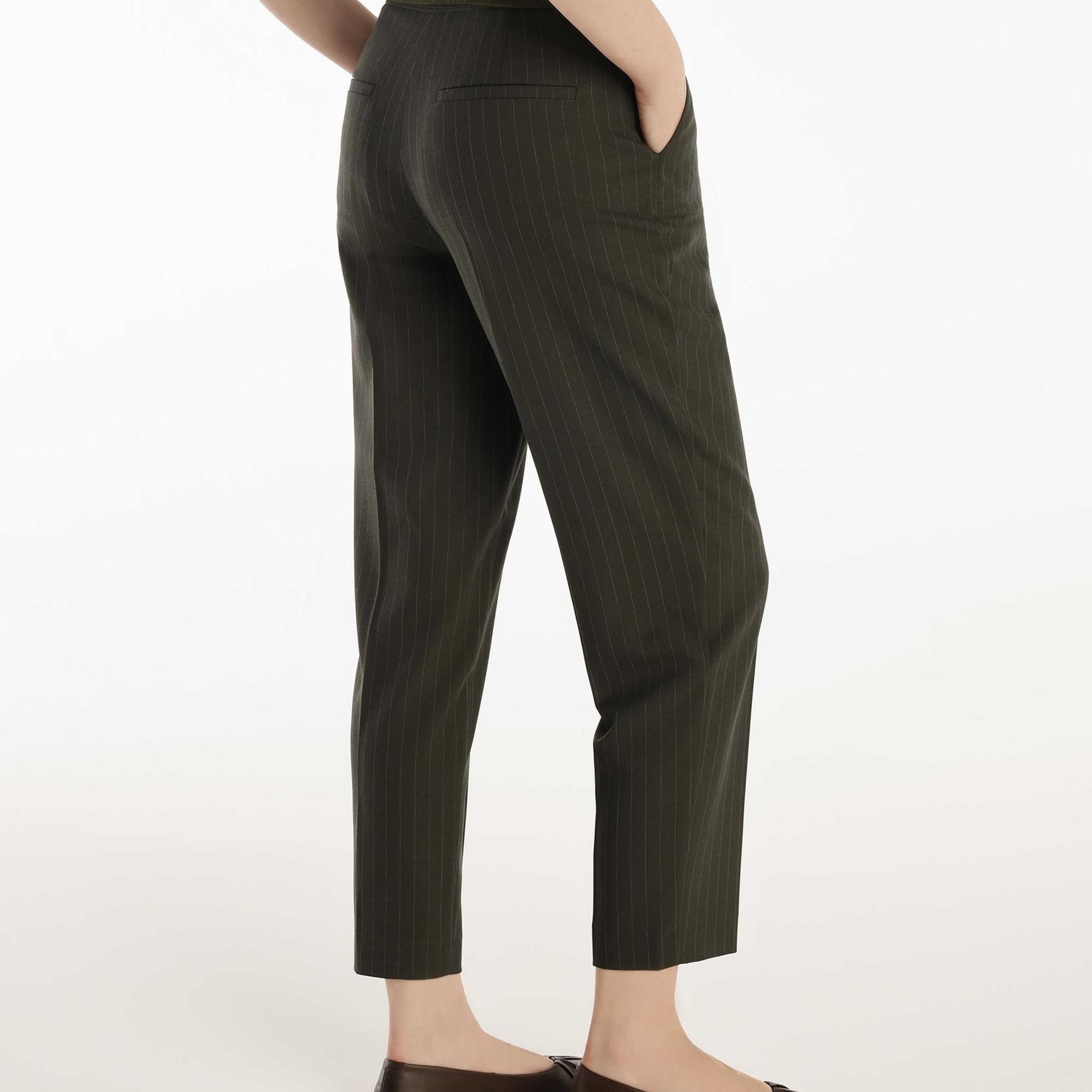 YARGICI Ütü Çizgili Pantolon