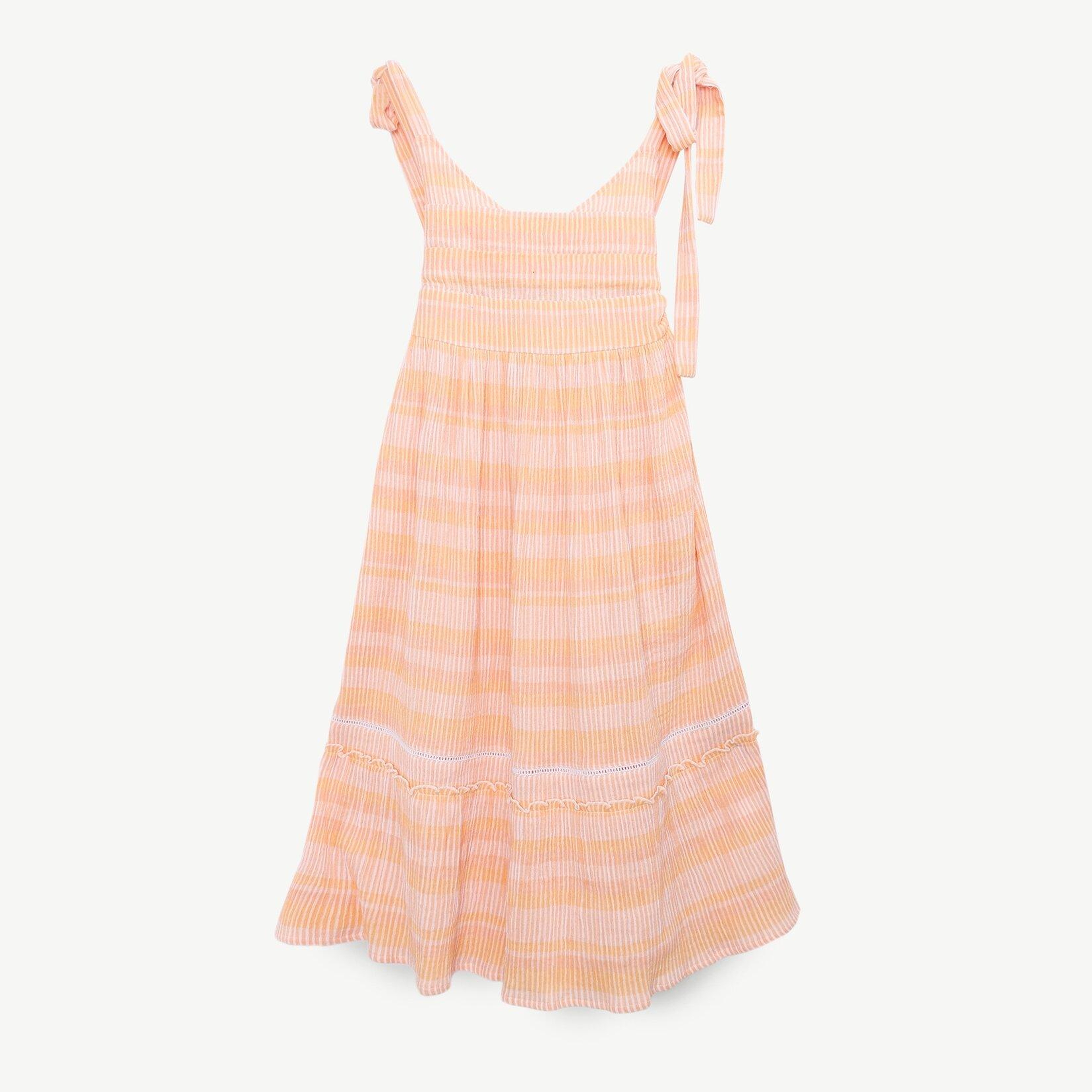 YARGICI Sırt Detaylı Uzun Elbise