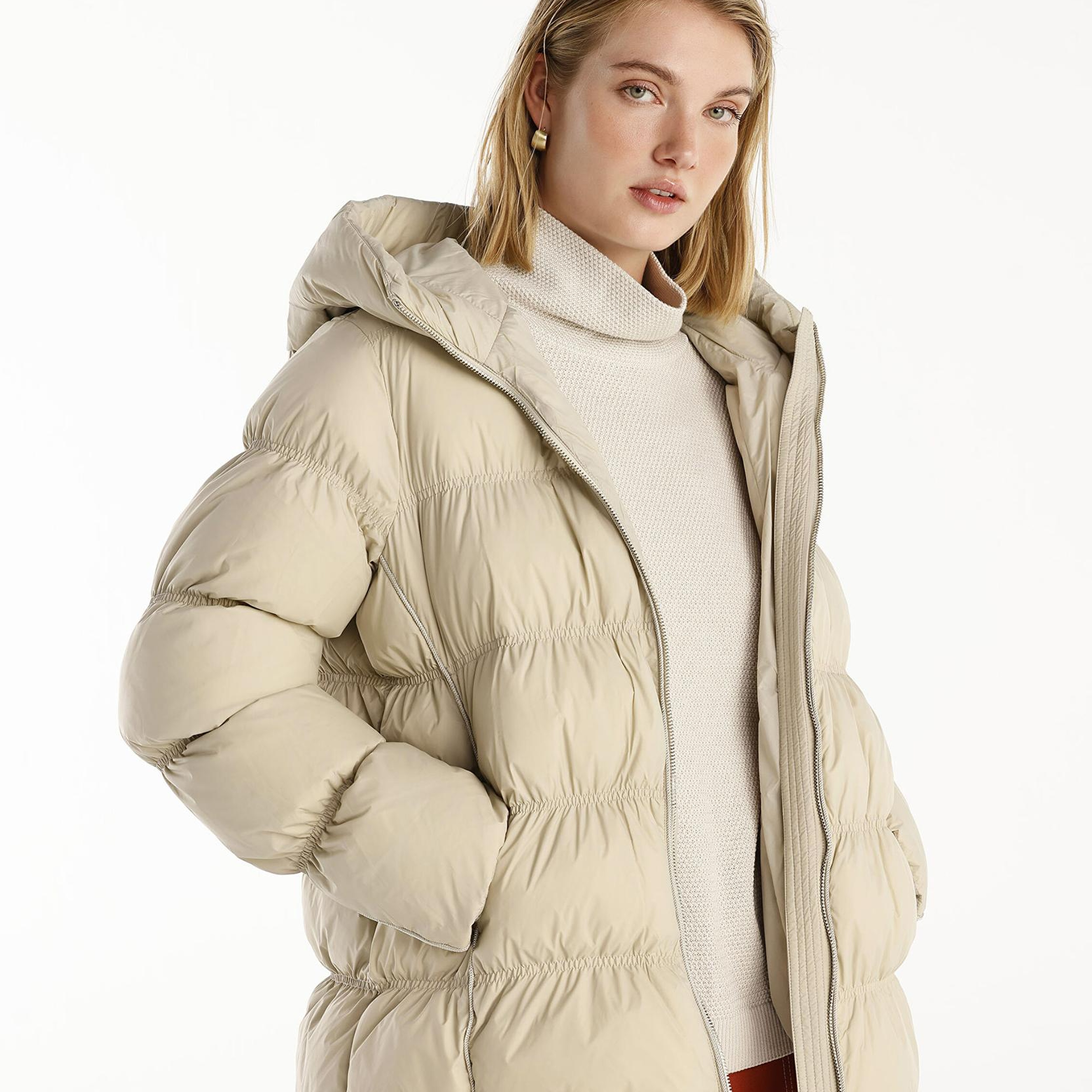 YARGICI Şerit Detaylı Mont