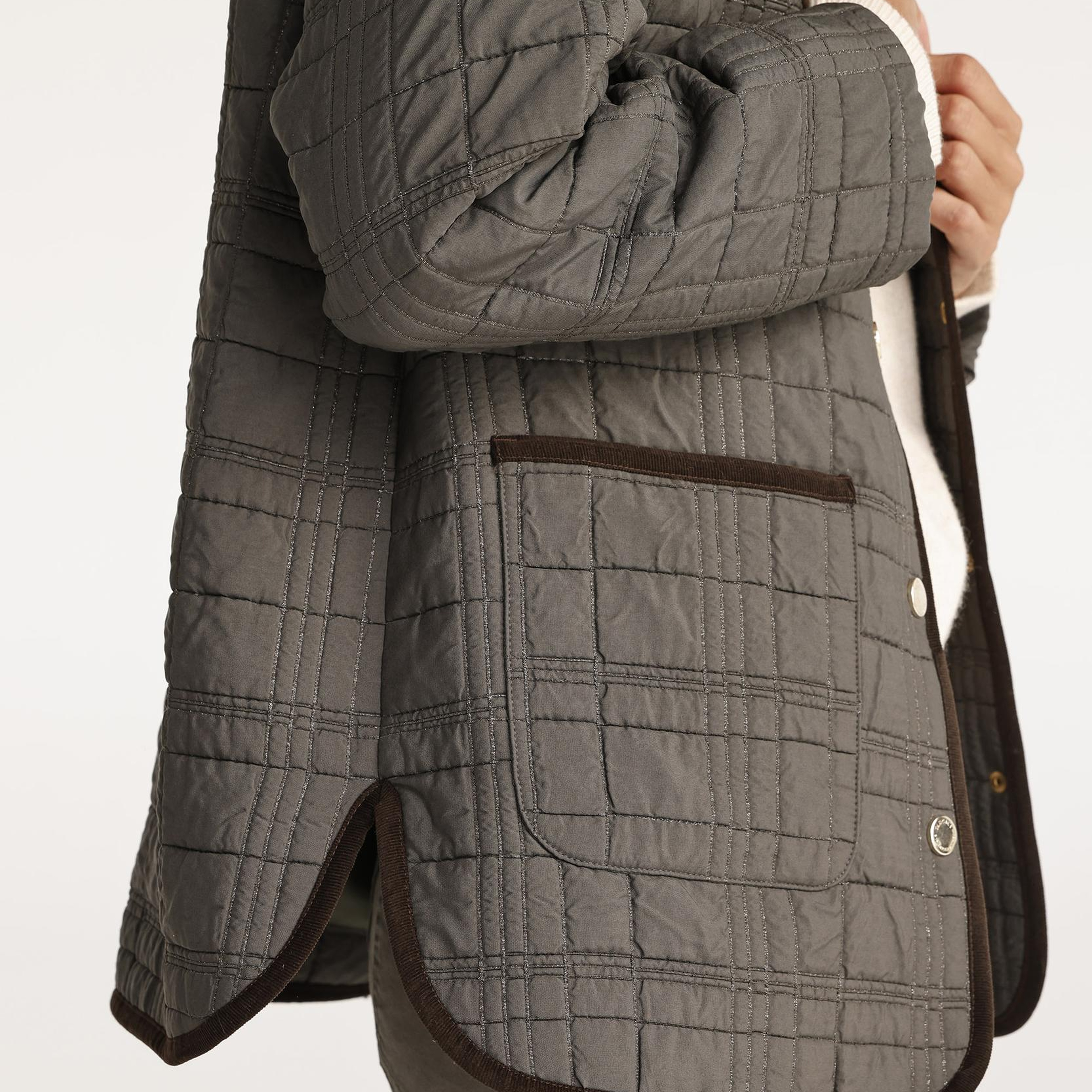 YARGICI Kapitone Detaylı  Mont