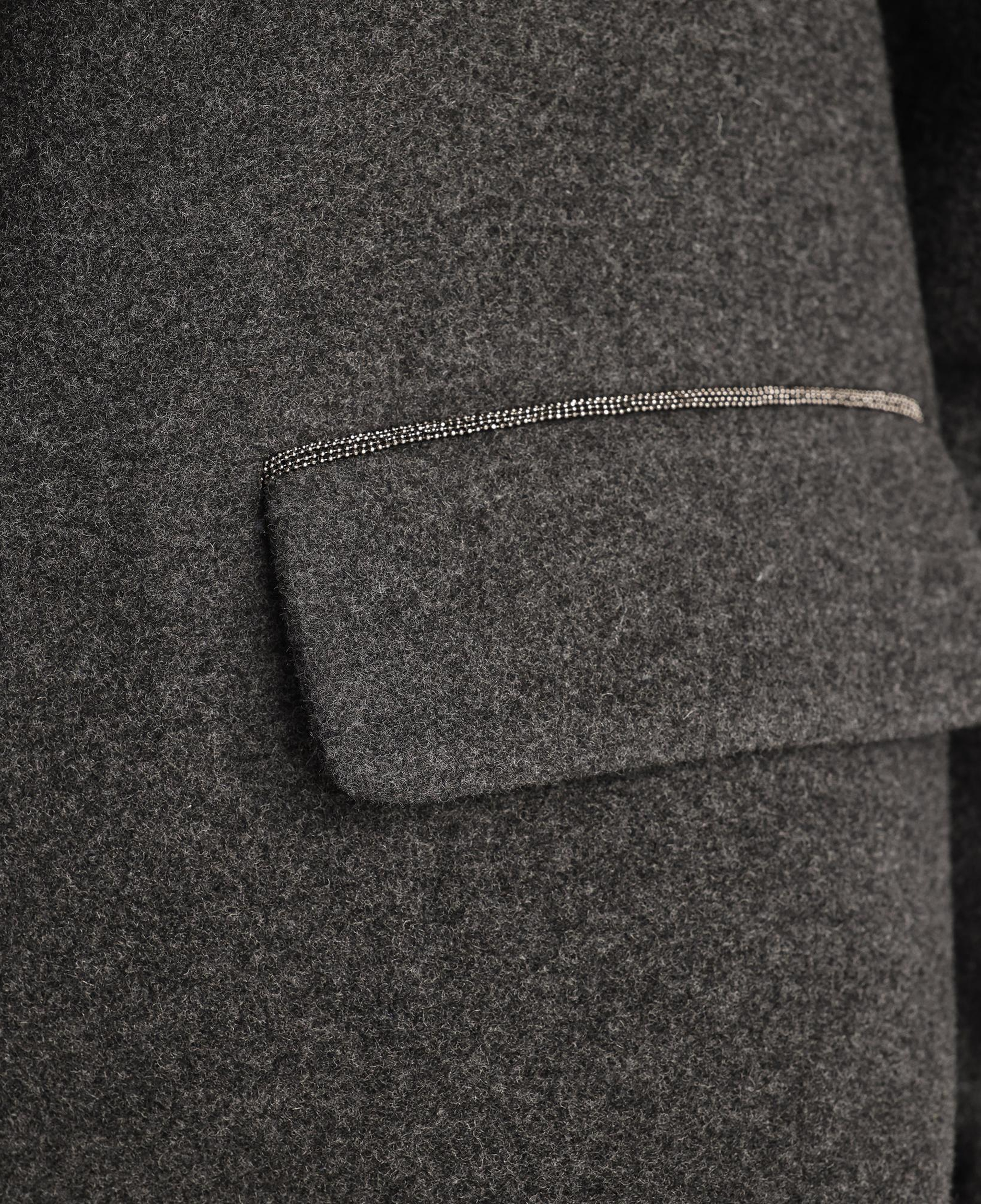 YARGICI Geniş Yakalı Düz Kesim Palto