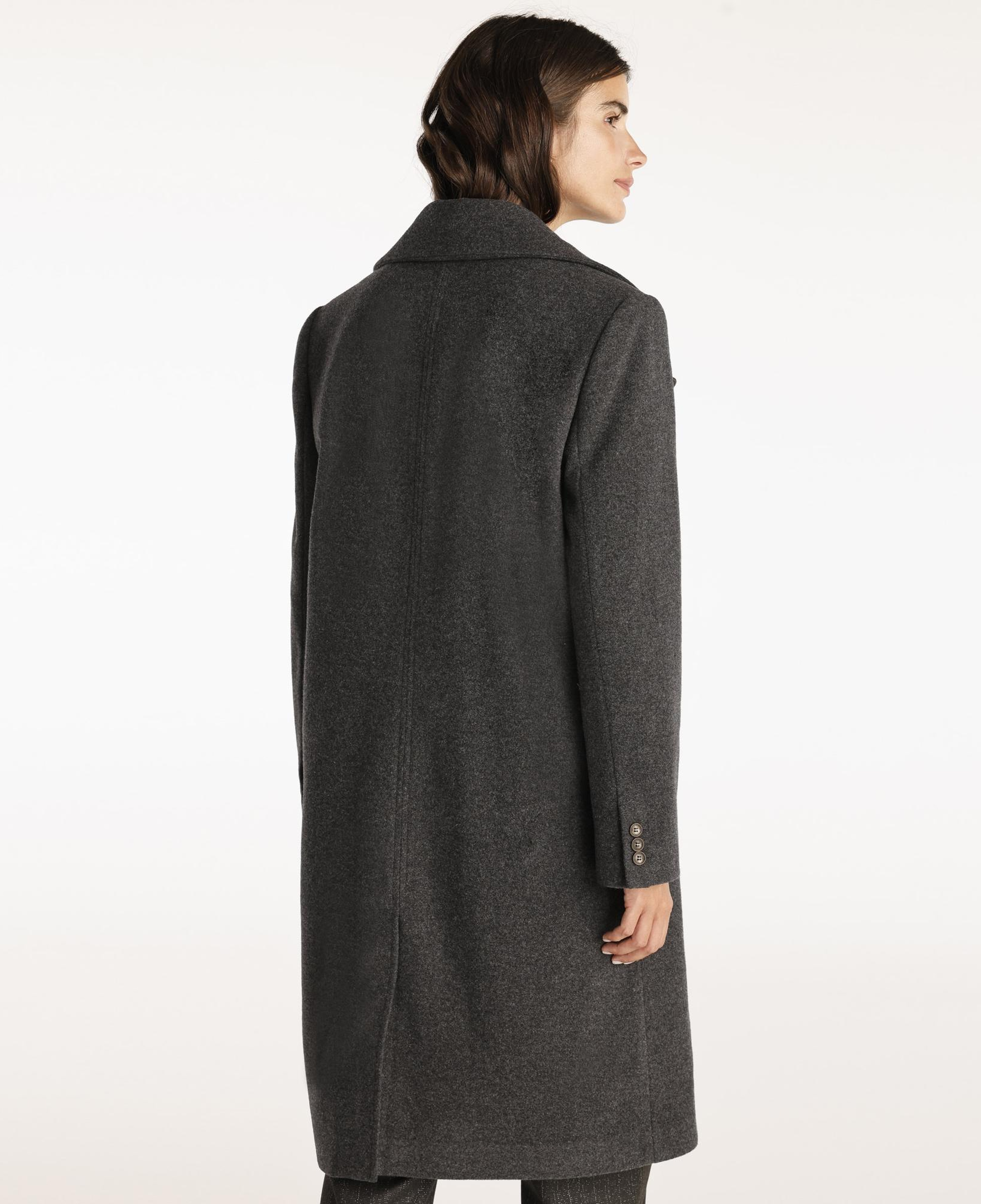 YARGICI Geniş Yakalı Düz Kesim Palto