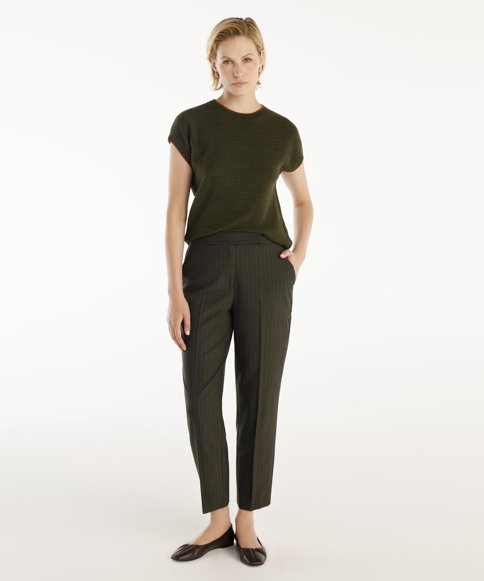 YARGICI Ütü Çizgili Pantolon