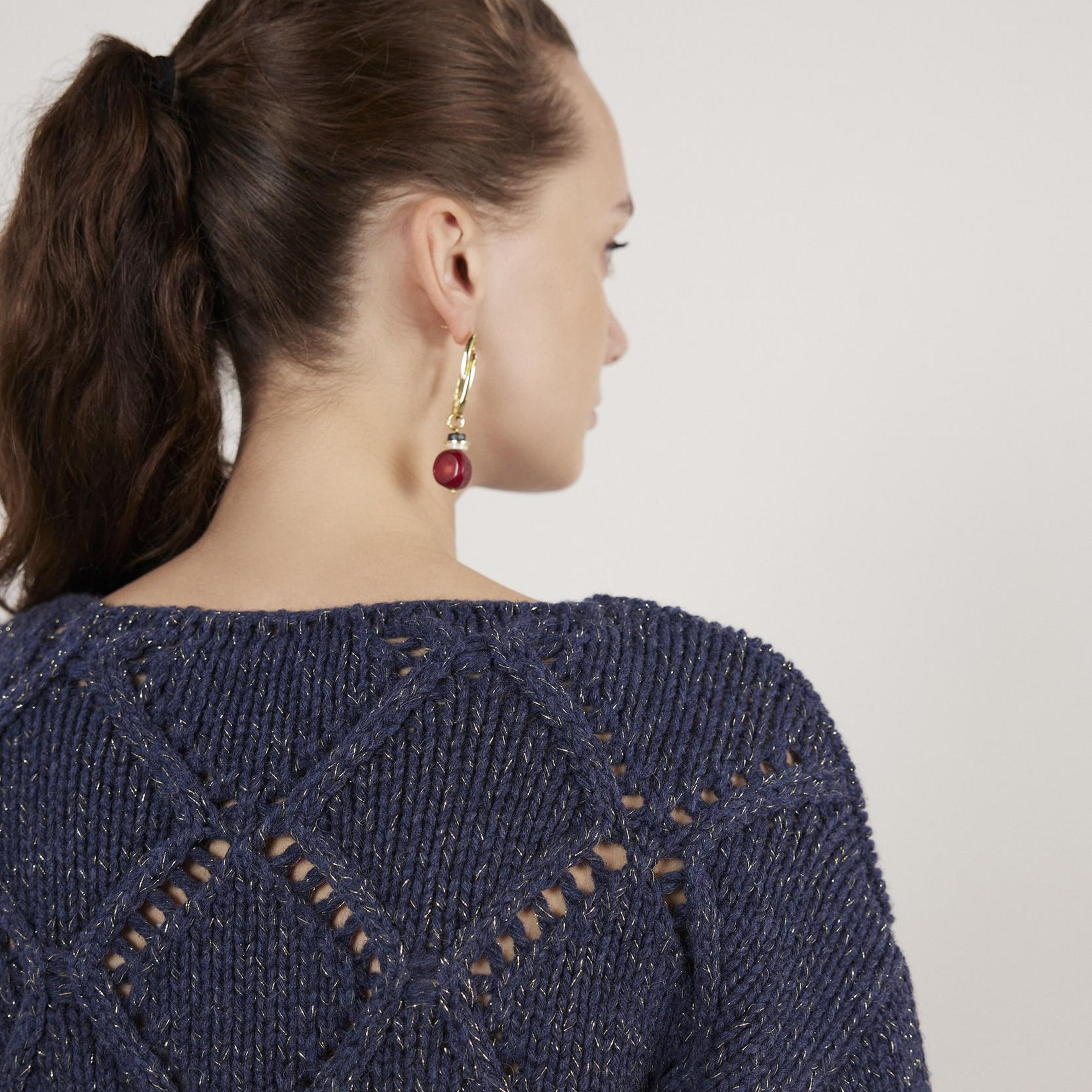 YARGICI Uzun Kollu Bisiklet Yakalı Triko