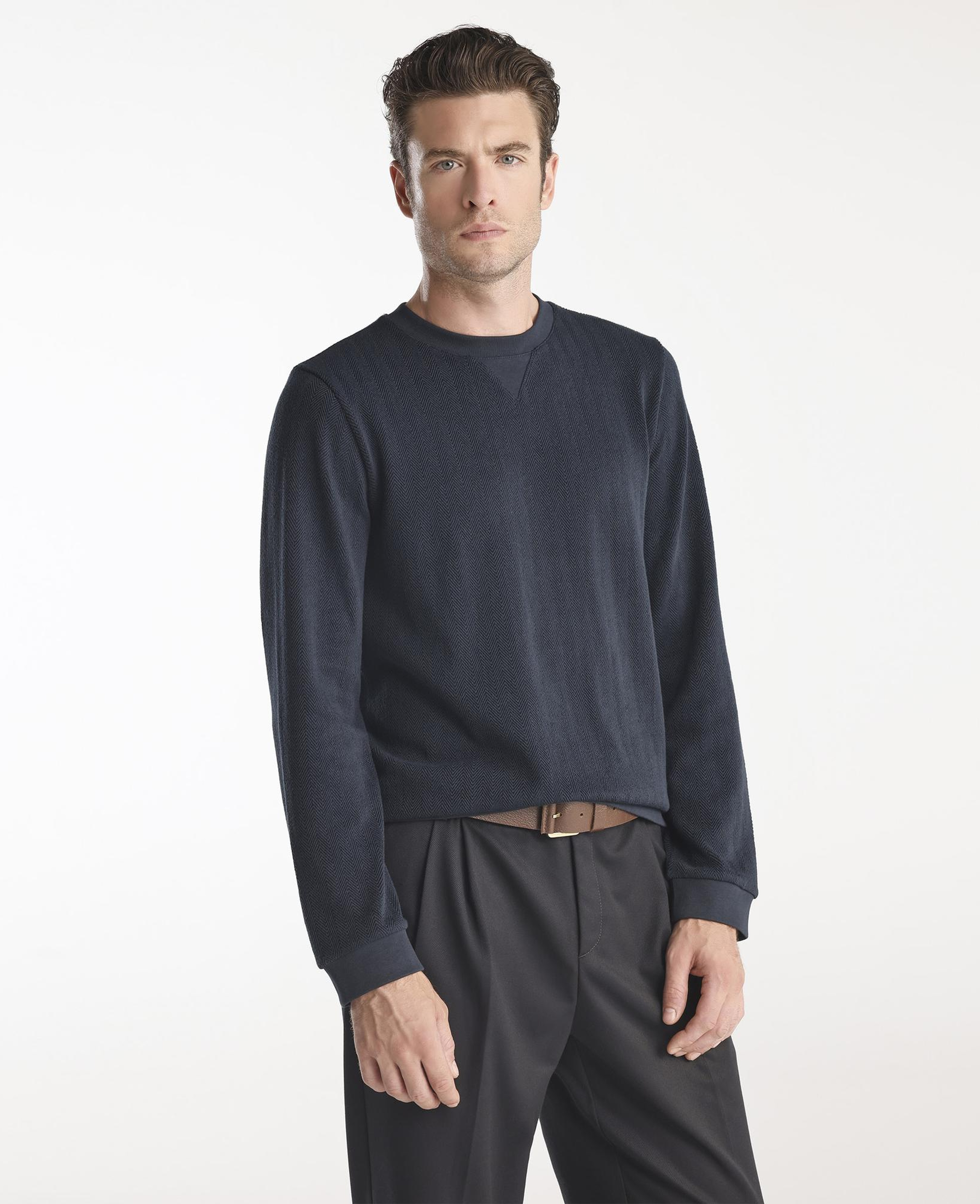 YARGICI Bisiklet Yaka Uzun Kollu Sweatshirt