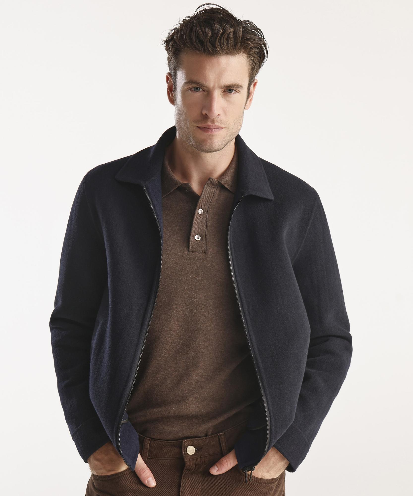 YARGICI Fermuarlı Erkek Mont