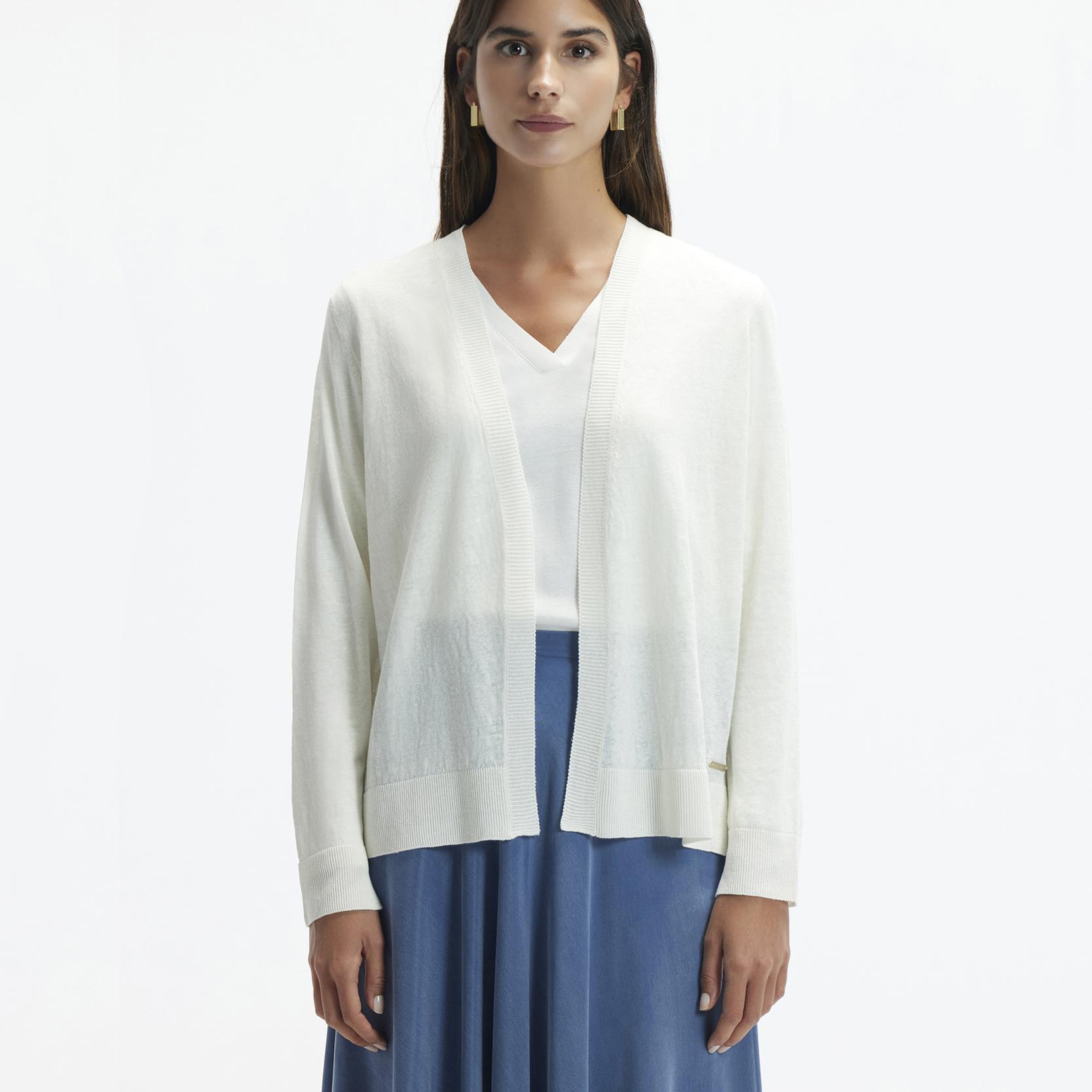 YARGICI V Yaka Triko Hırka