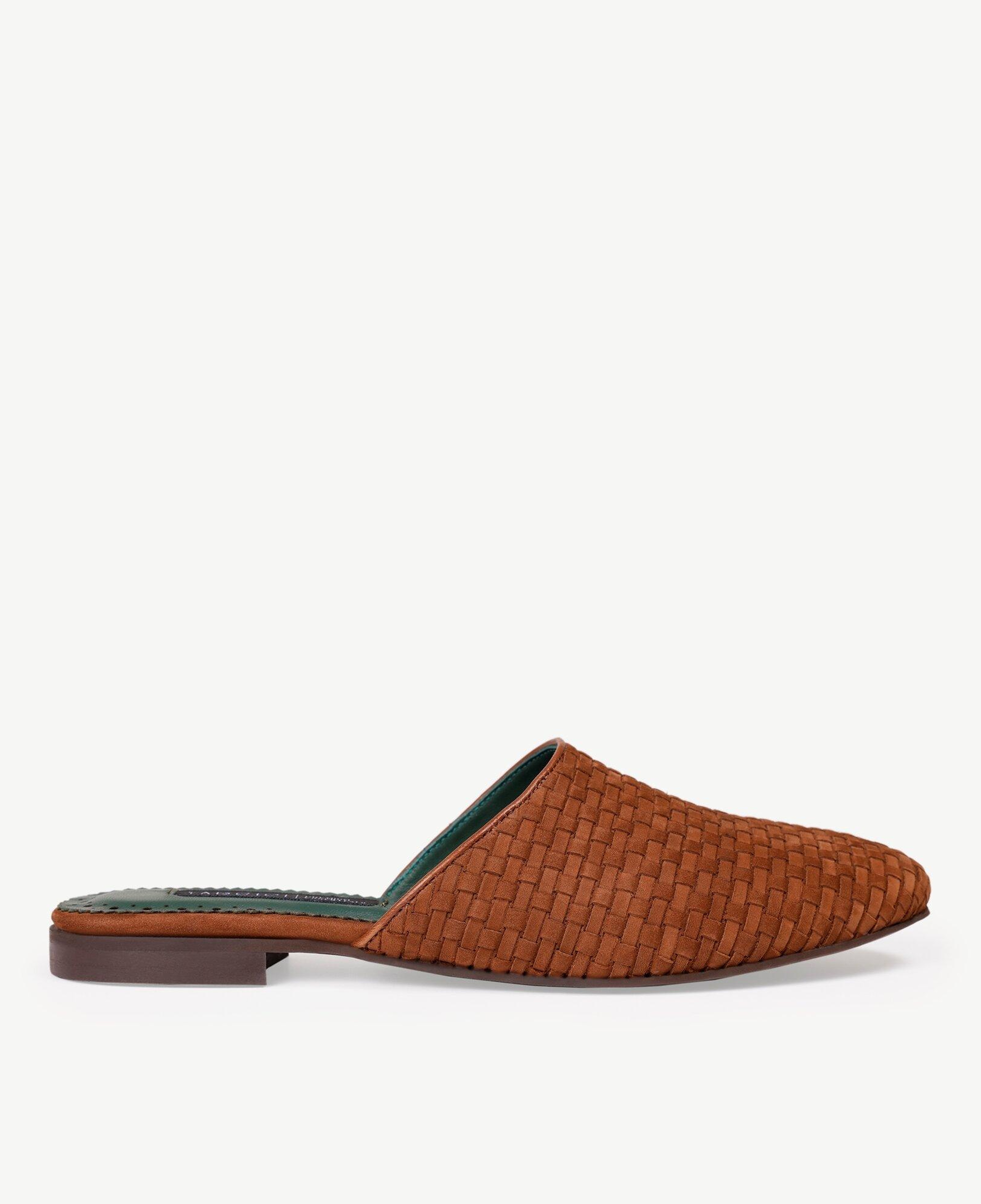 YARGICI Deri Örme Yumuşak Terlik