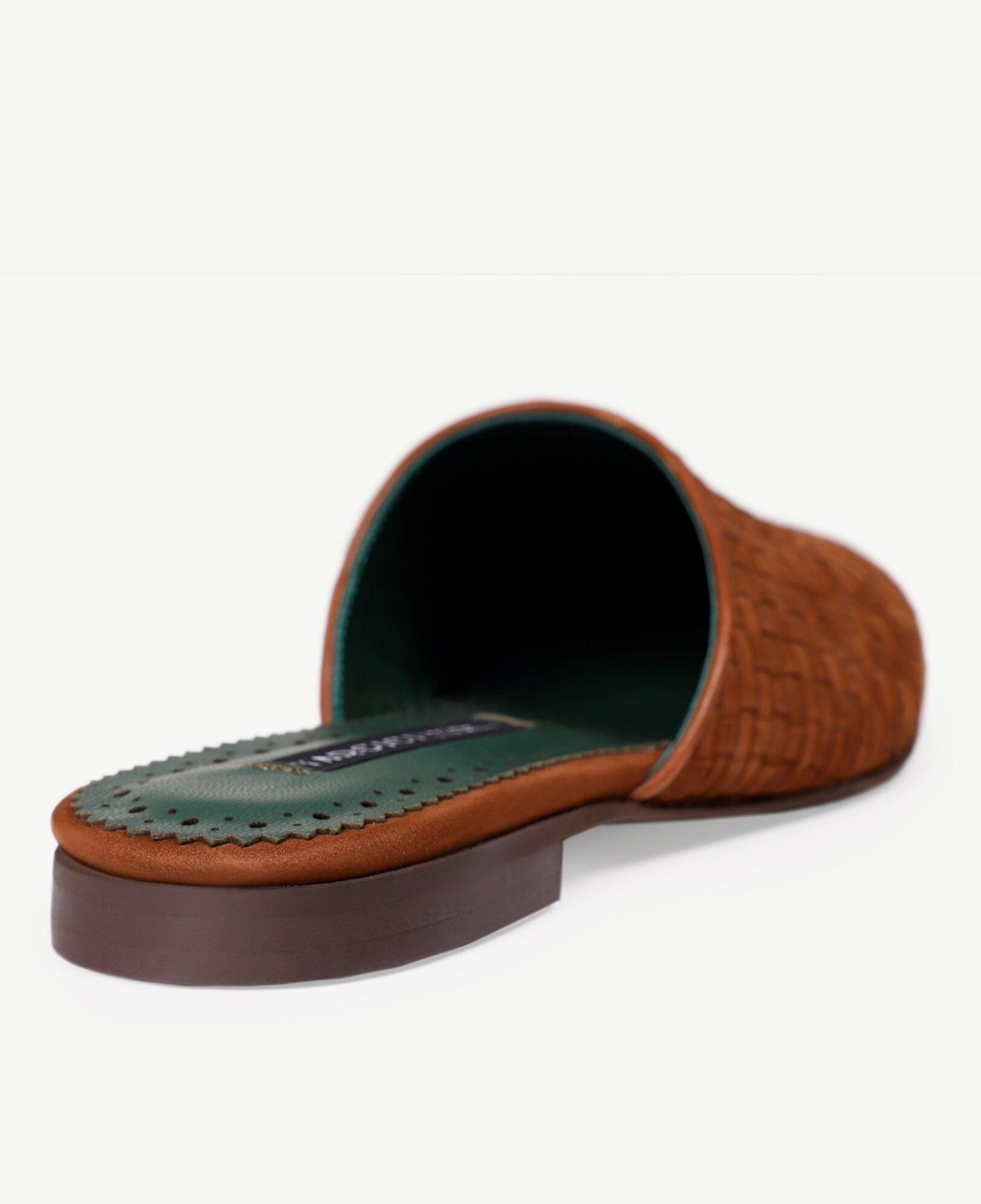 YARGICI Deri Örme Yumuşak Terlik