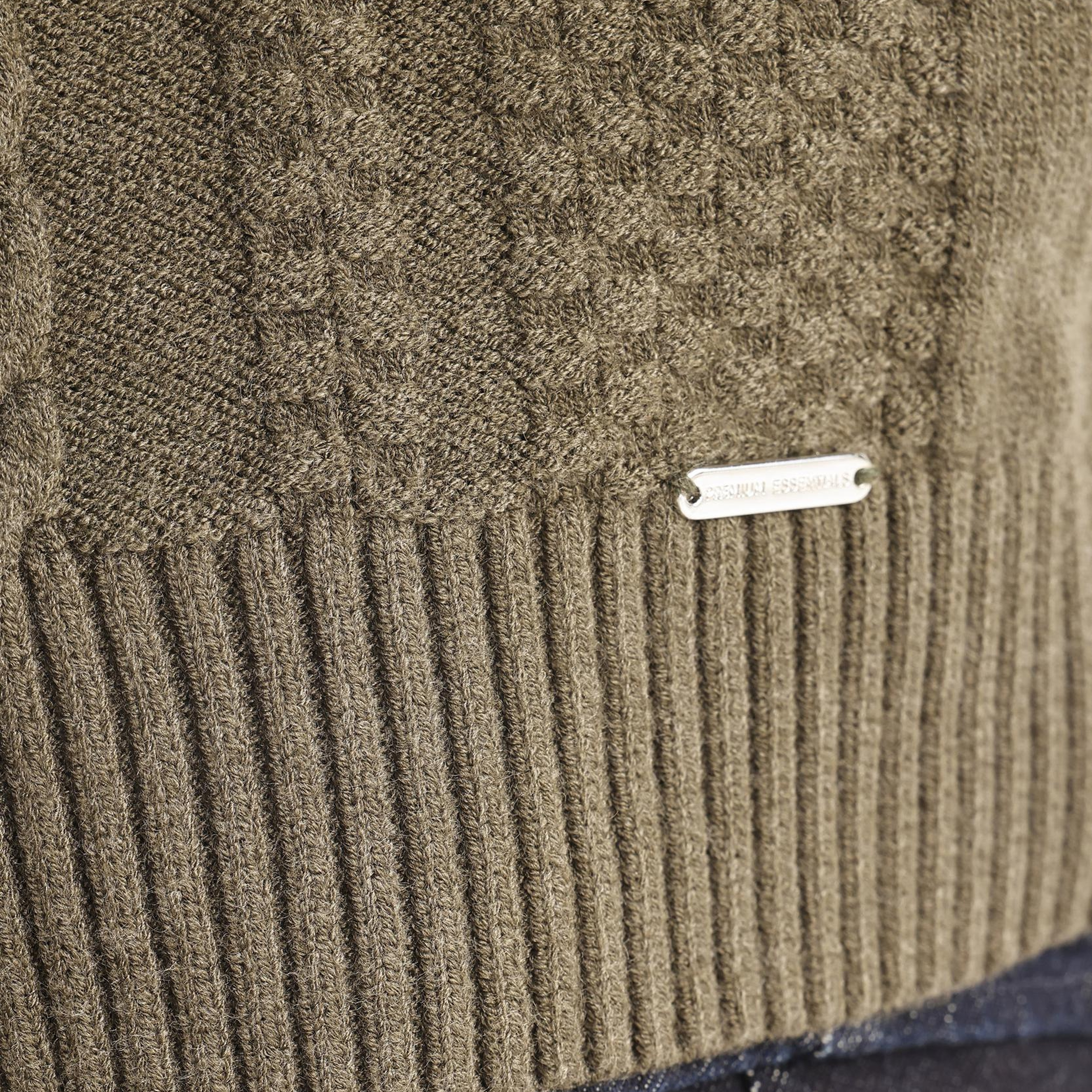 YARGICI Fermuarlı Triko Hırka