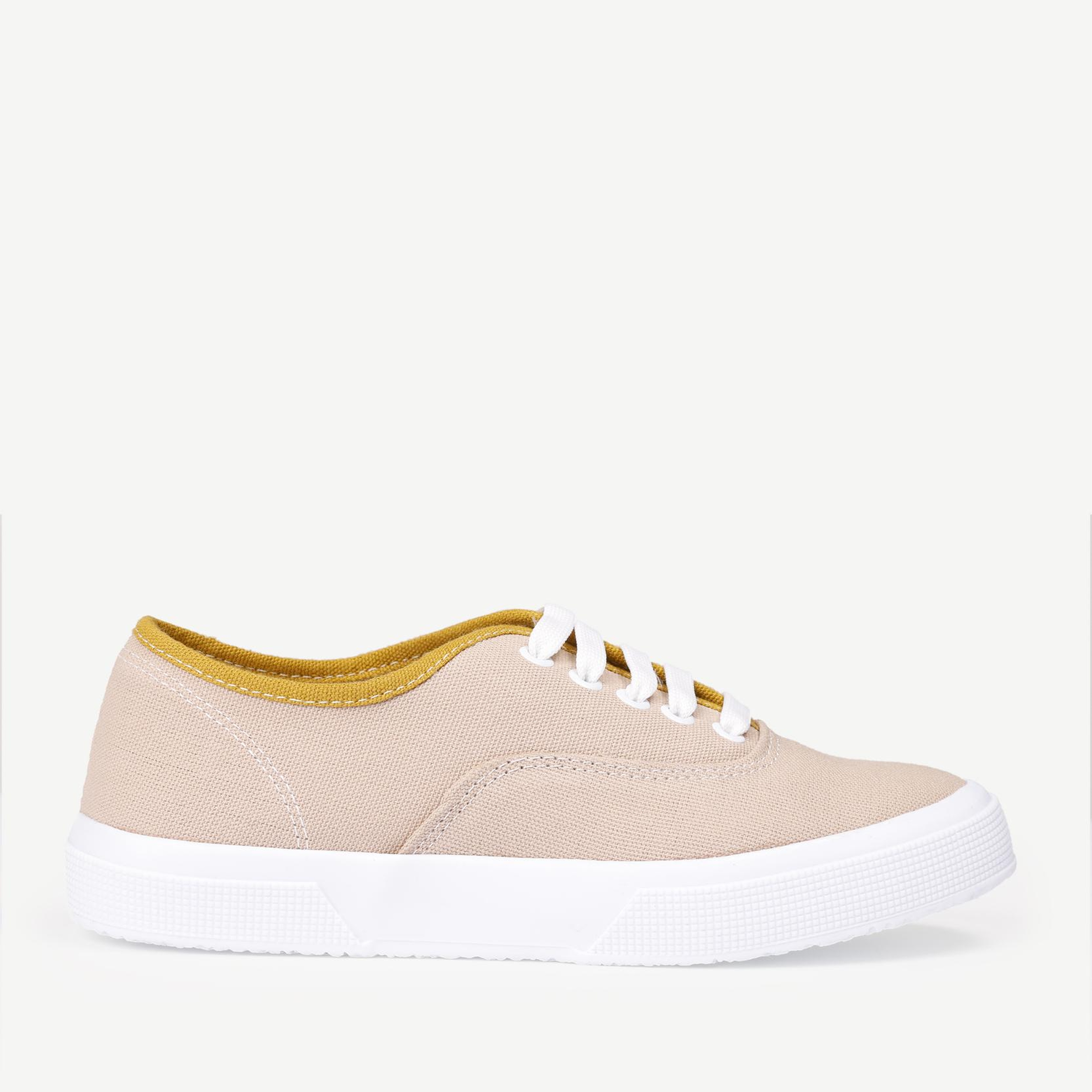 YARGICI Düz Renk Kumaş Sneaker