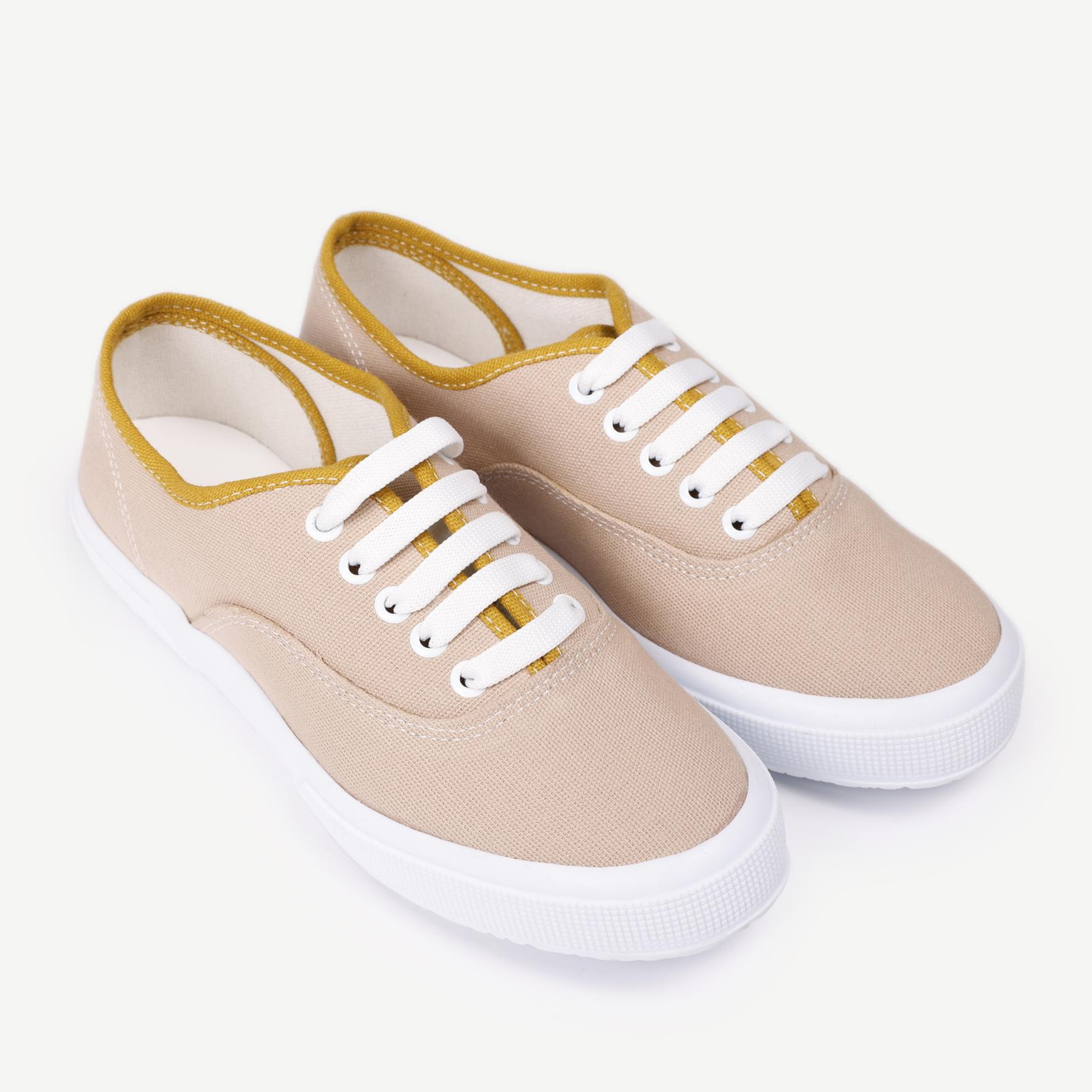 YARGICI Düz Renk Kumaş Sneaker