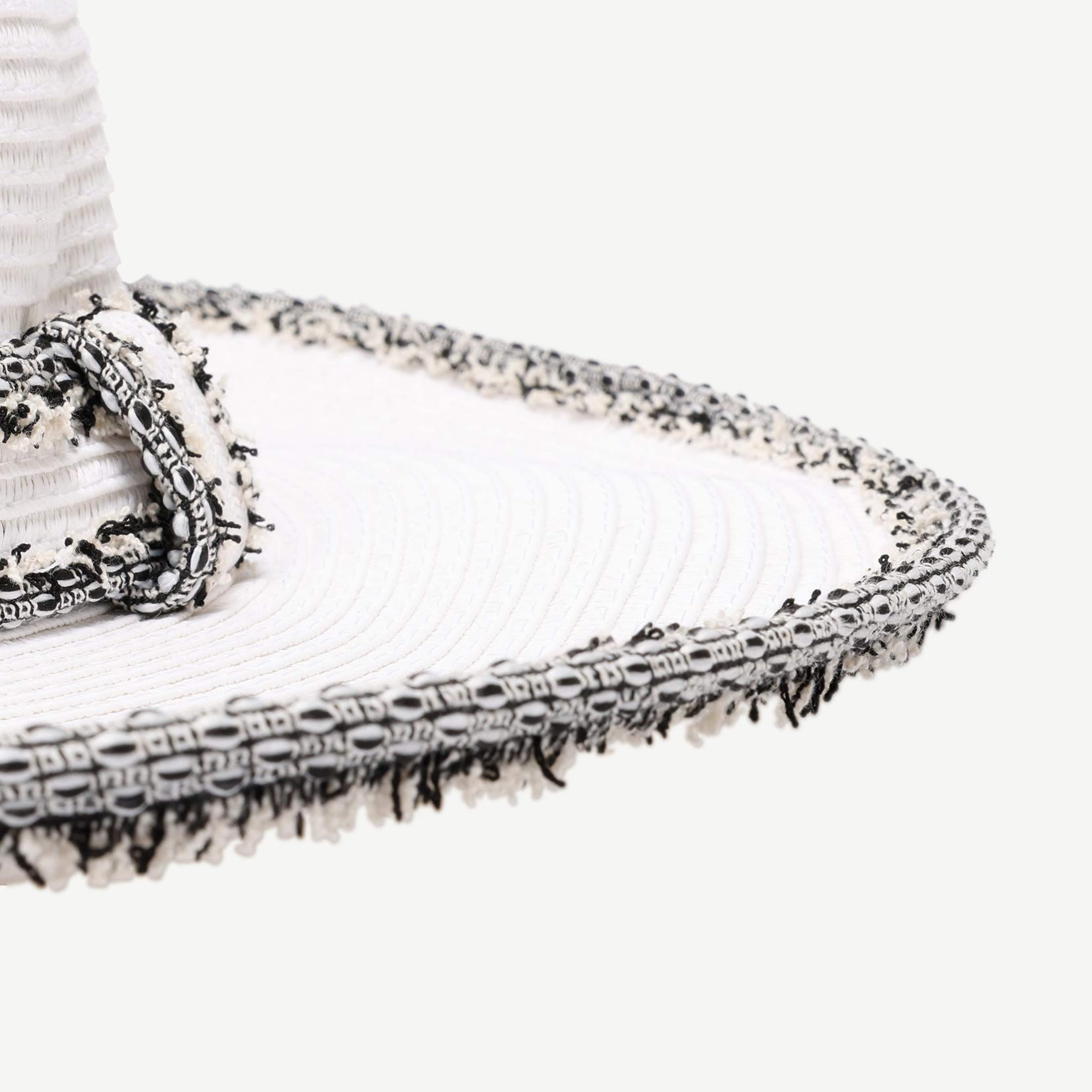 YARGICI Püskül Detaylı Hasır Şapka