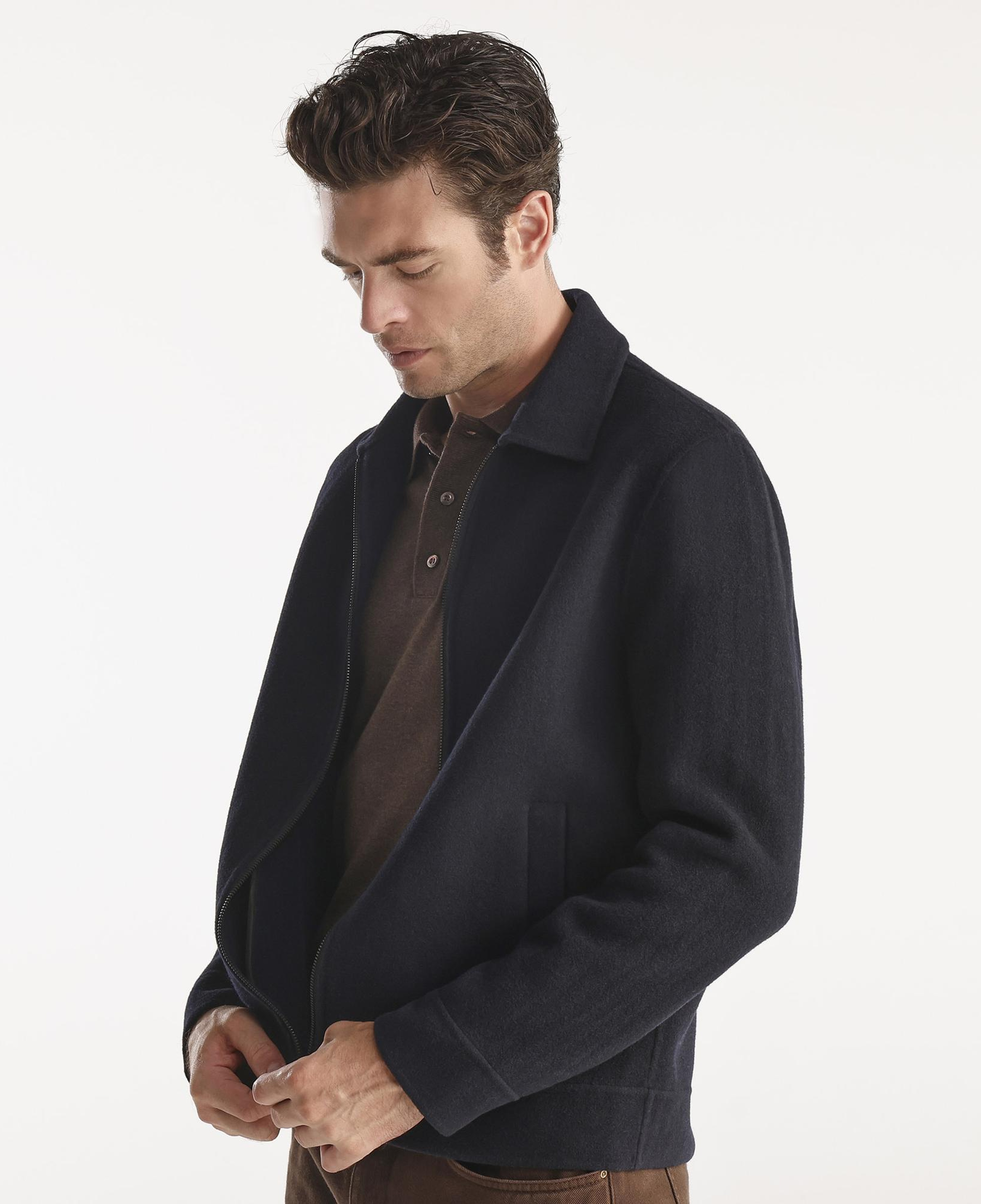 YARGICI Fermuarlı Erkek Mont