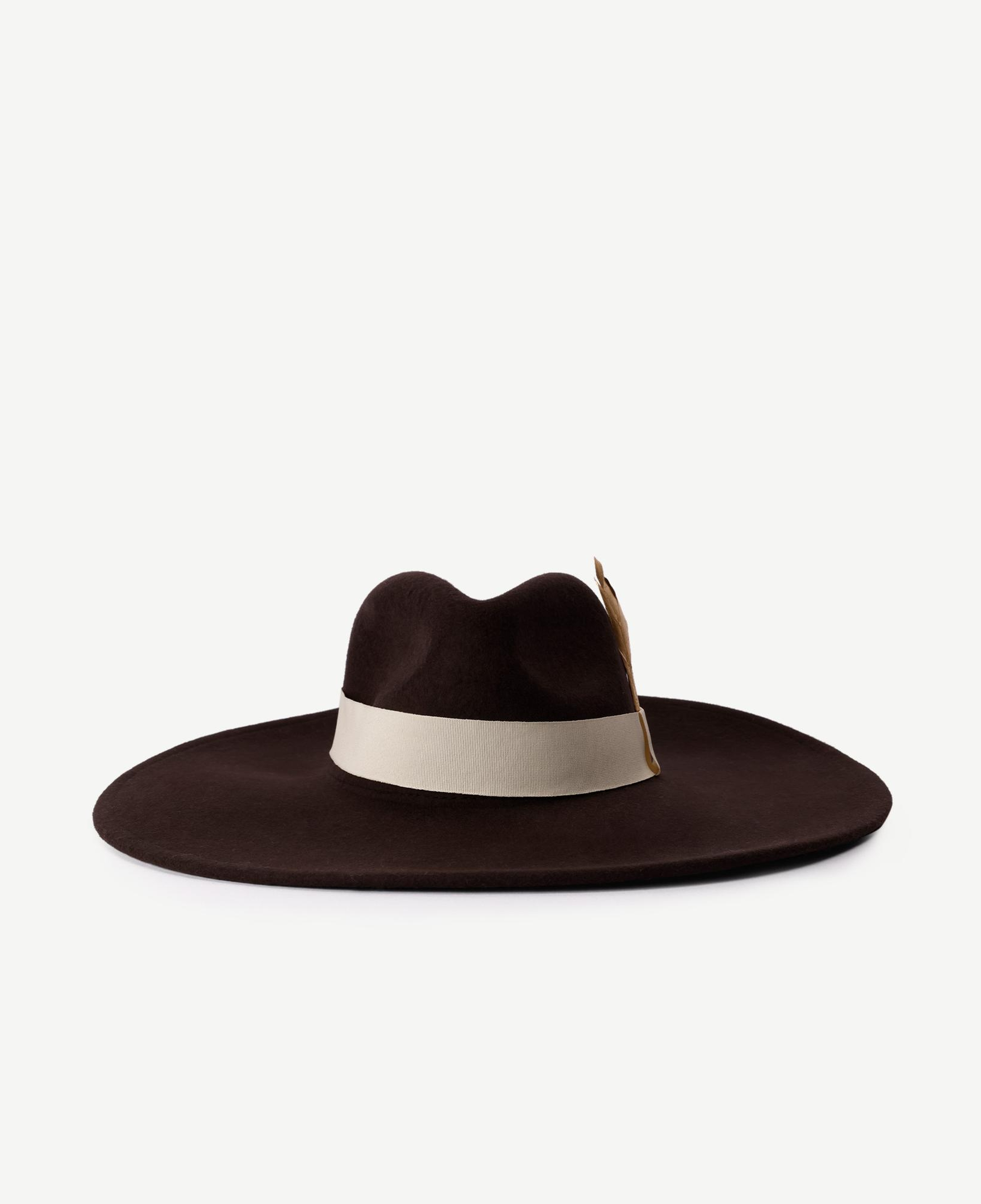 YARGICI Tüy Detaylı Klasik Şapka