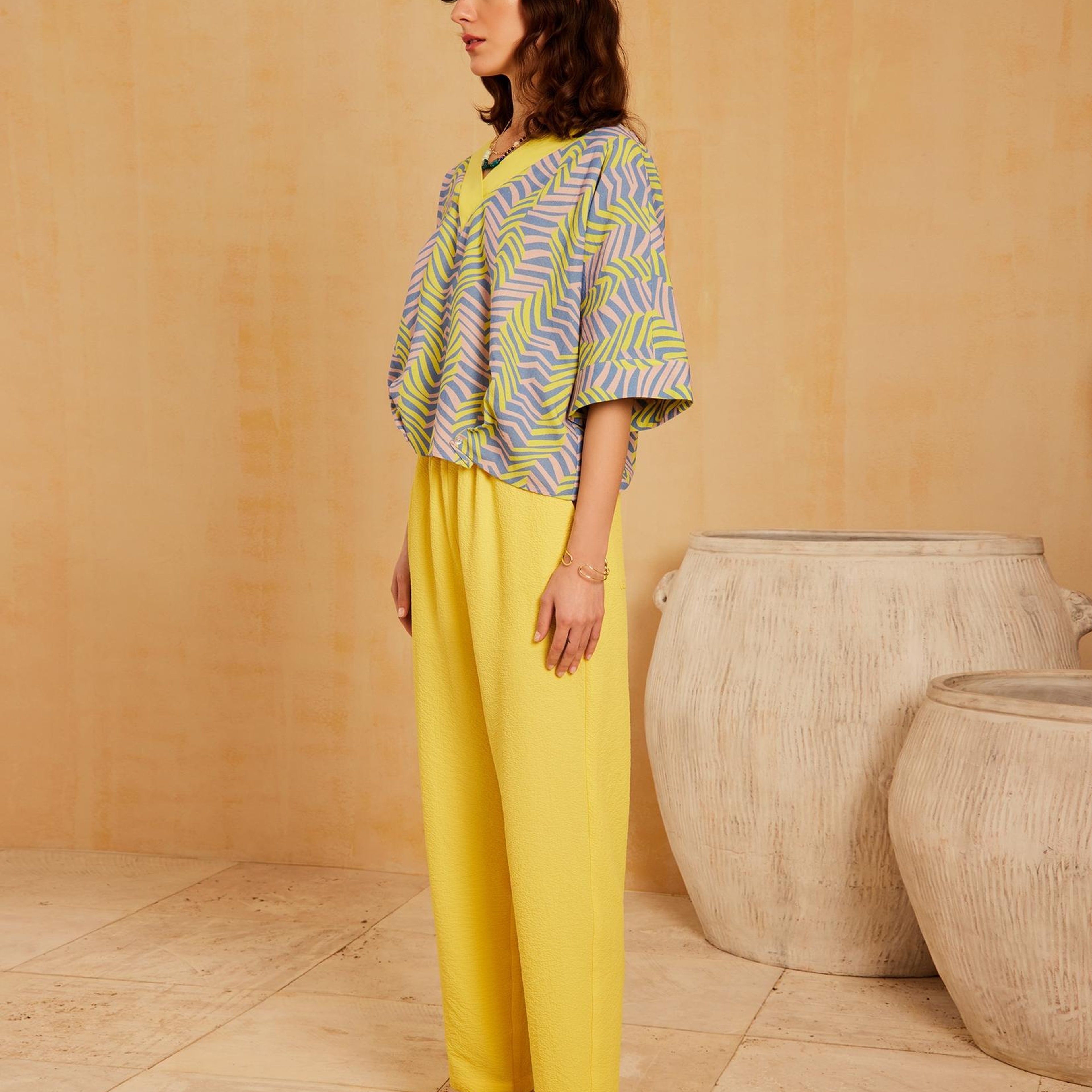 YARGICI Lastik Detaylı Pantolon