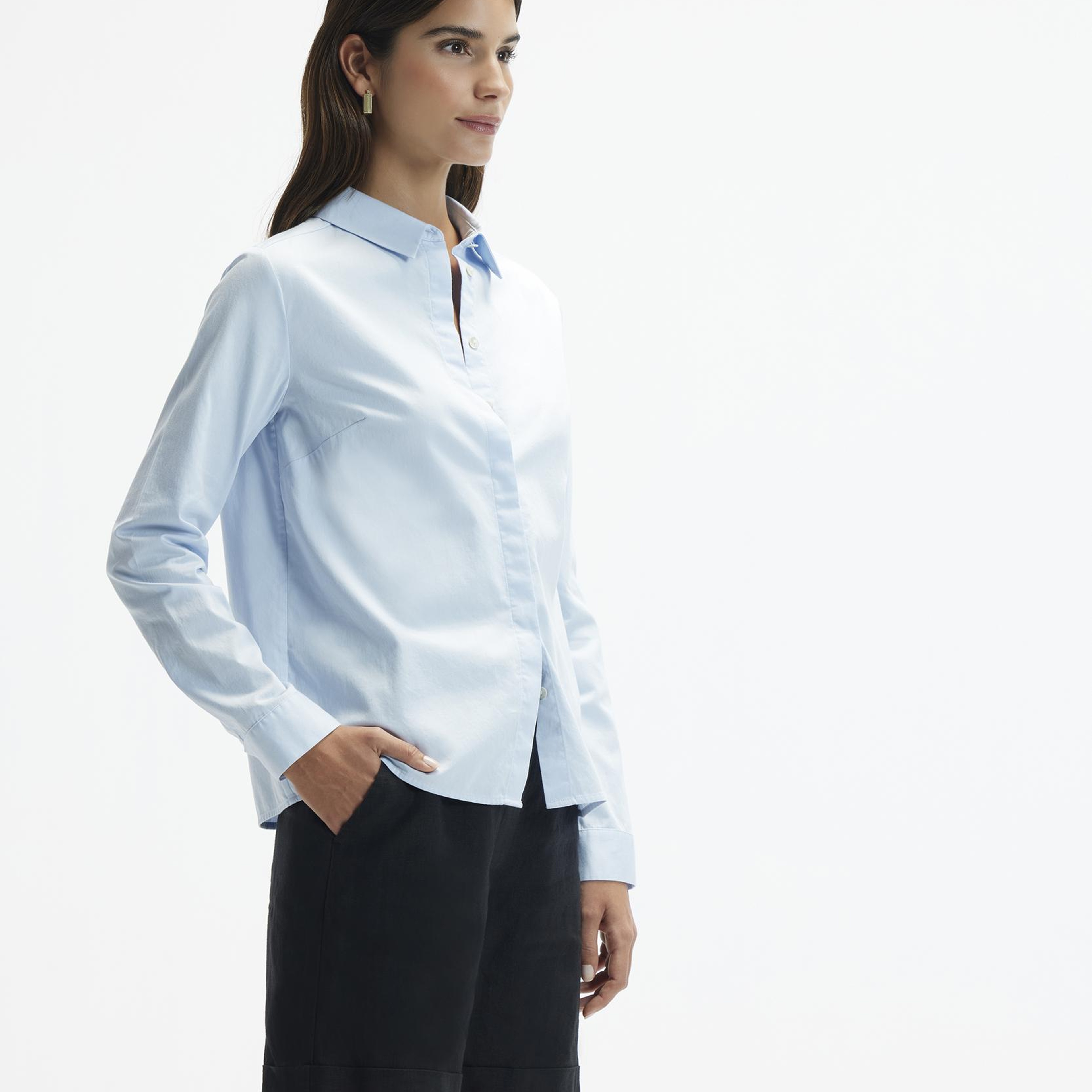 YARGICI Uzun Kollu Düz Kesim Gömlek