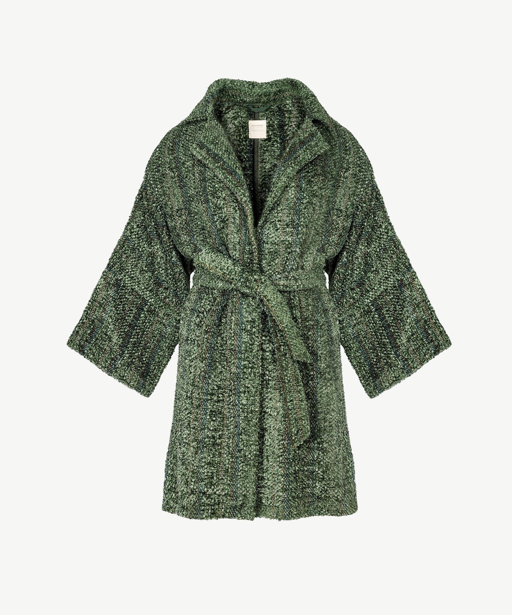 YARGICI Triko Garnili Pardösü