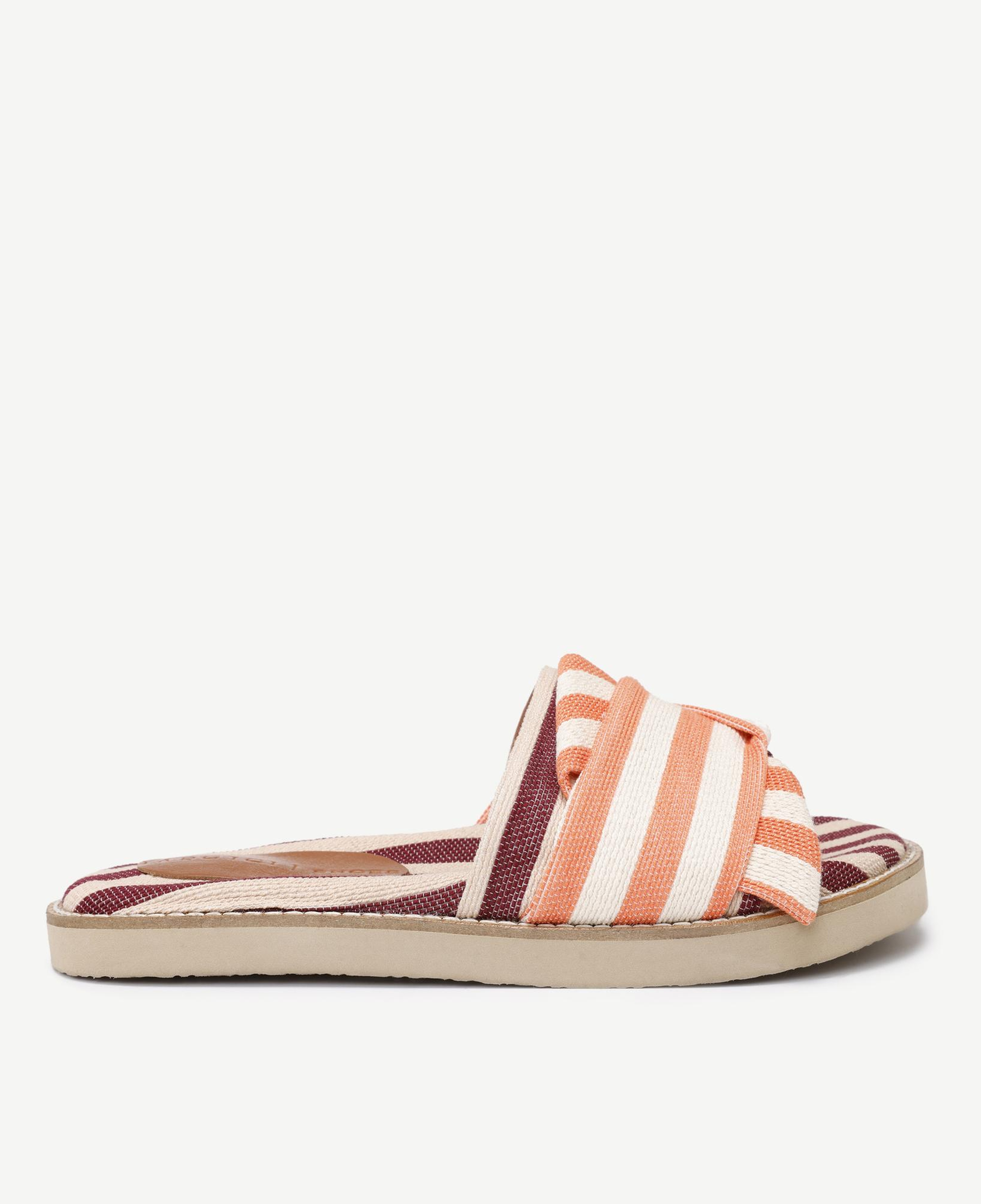 YARGICI Konforlu Çizgili Terlik