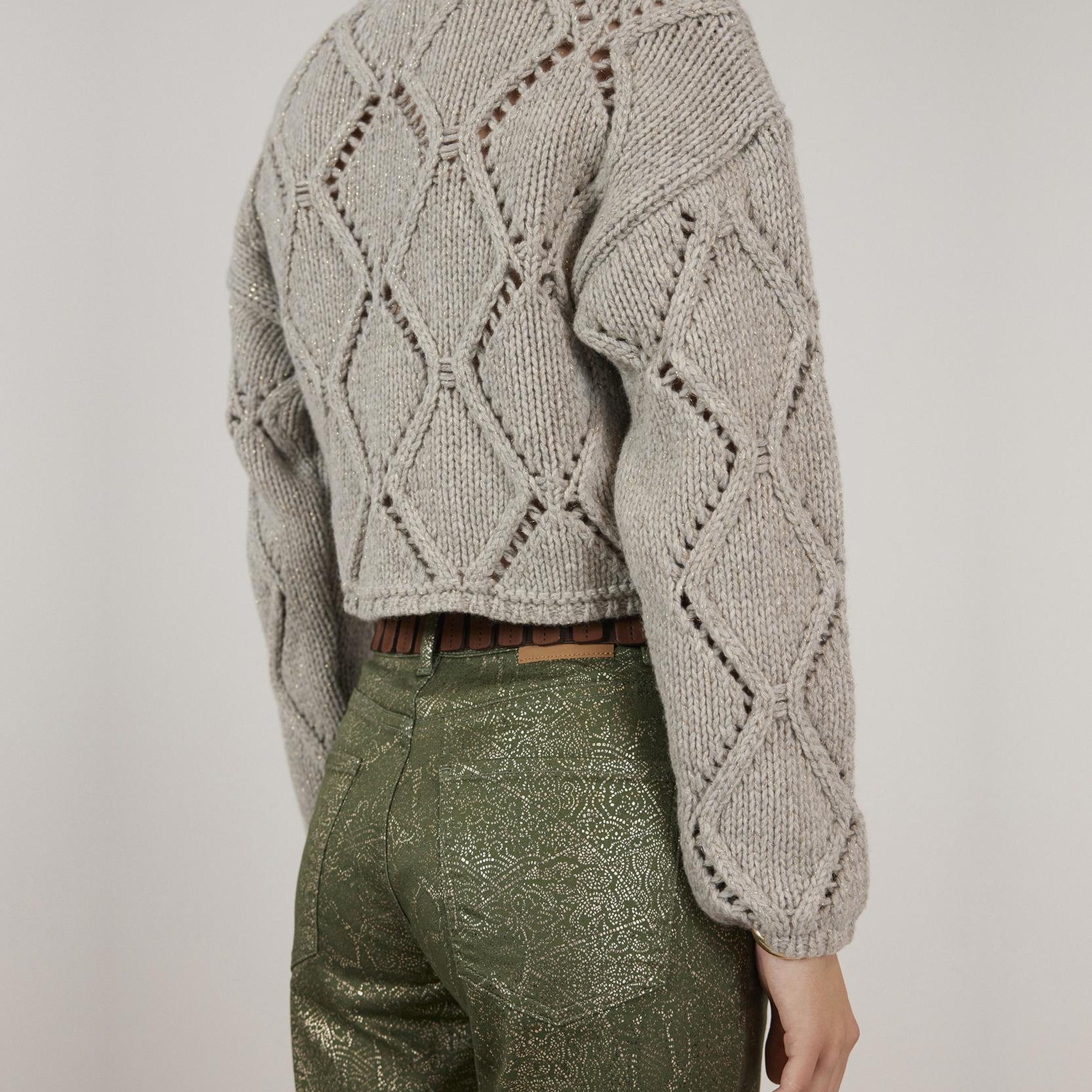 YARGICI Uzun Kollu Bisiklet Yakalı Triko