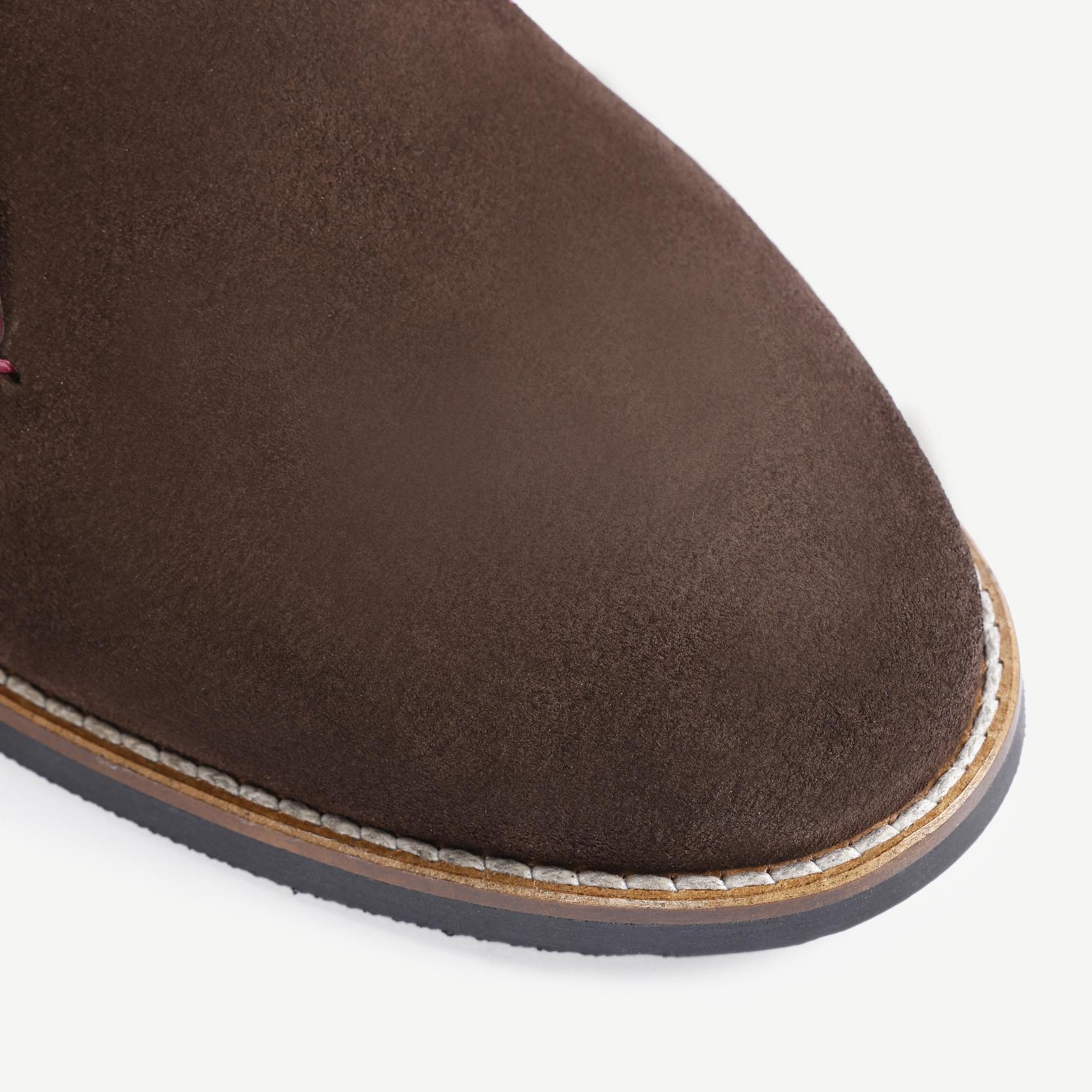 YARGICI Renk Detaylı Deri Süet Bot