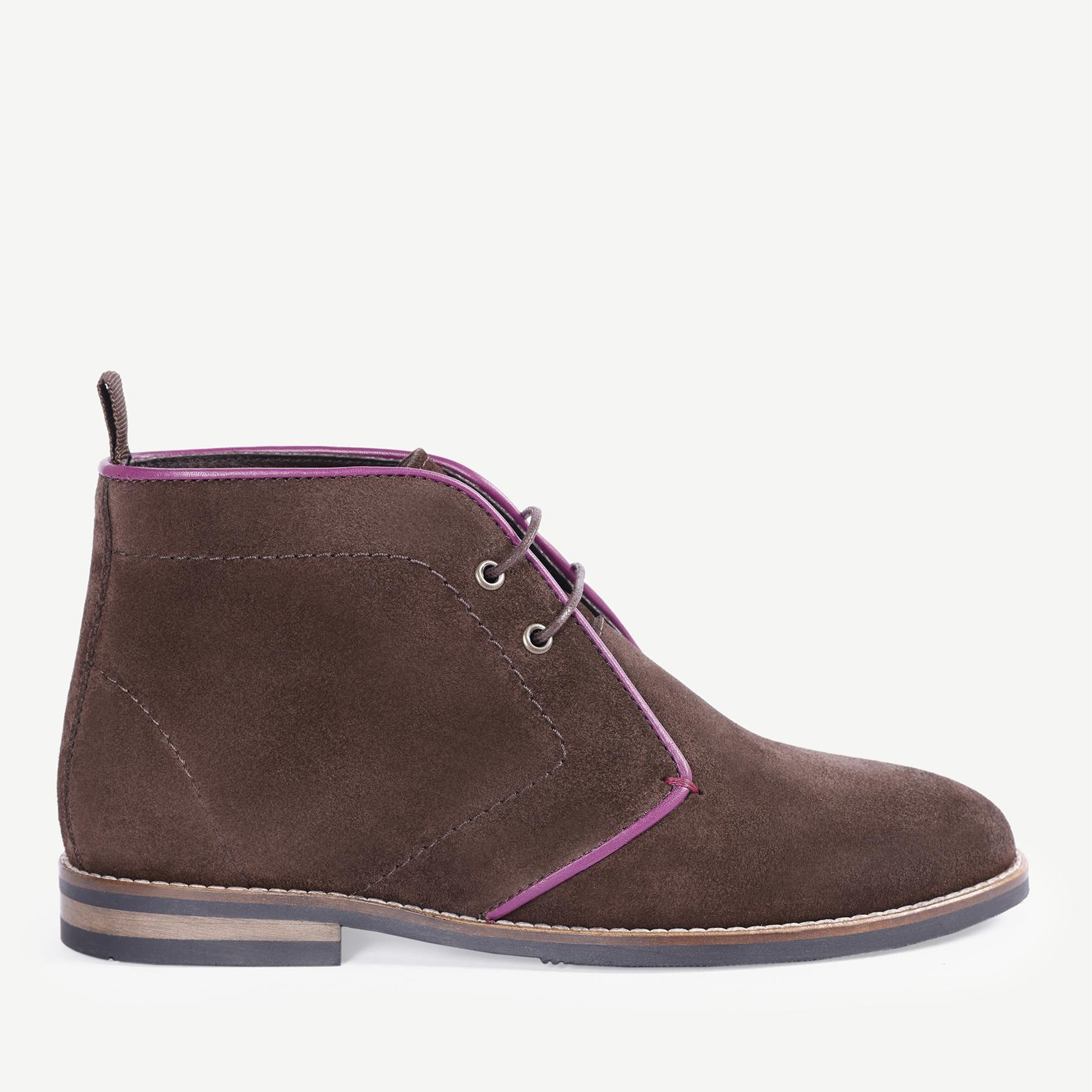 YARGICI Renk Detaylı Deri Süet Bot