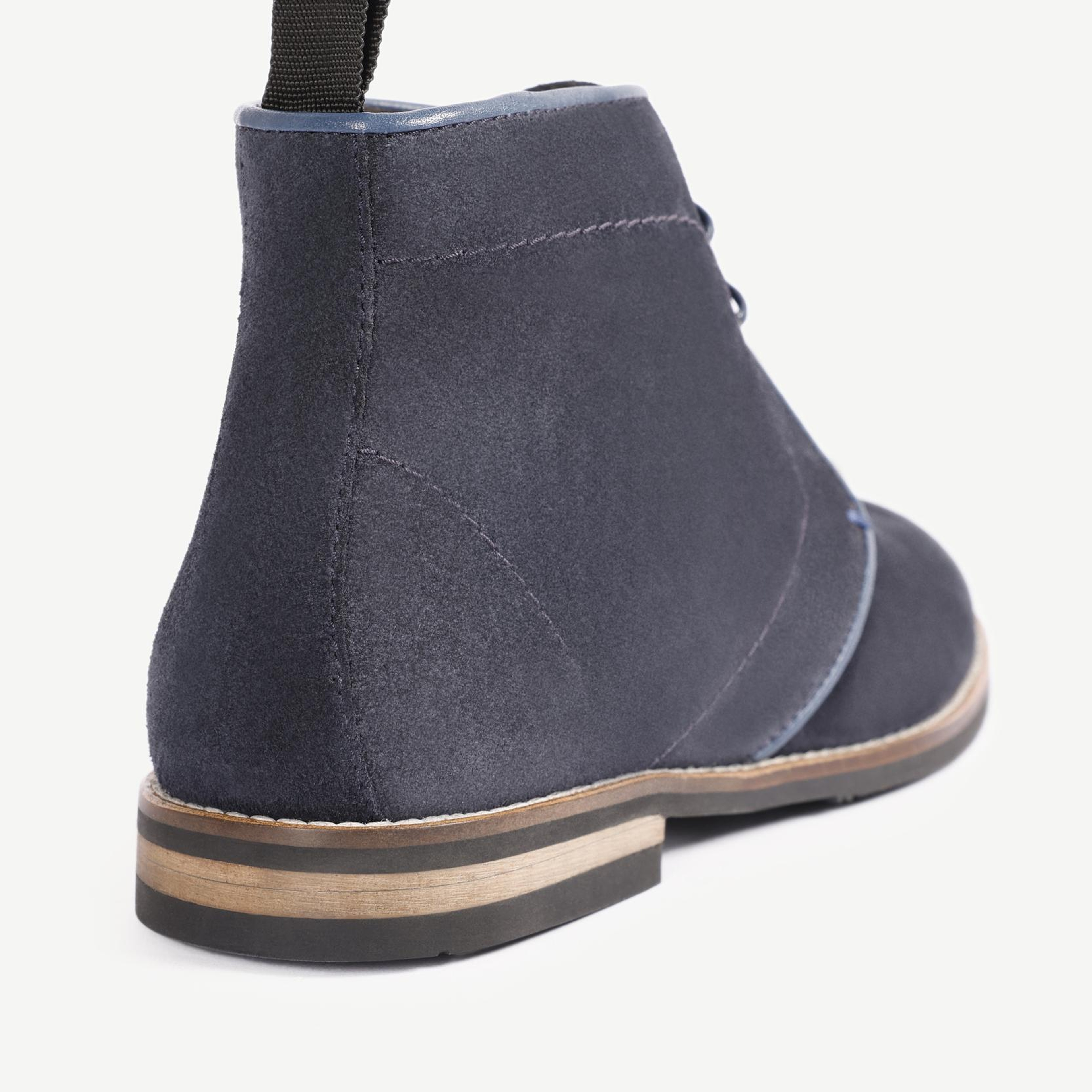 YARGICI Renk Detaylı Deri Süet Bot