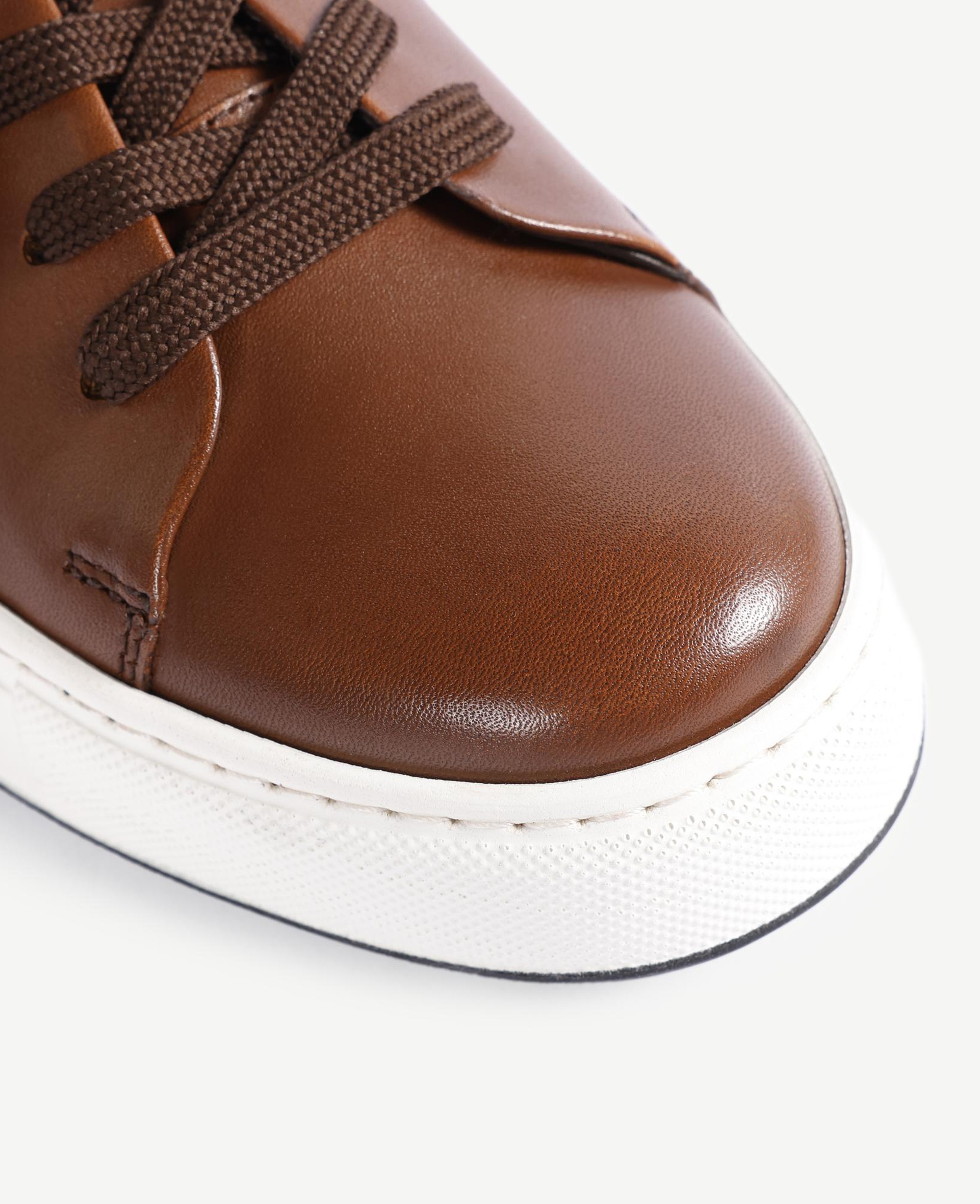 YARGICI Hafif Tabanlı Deri Sneaker