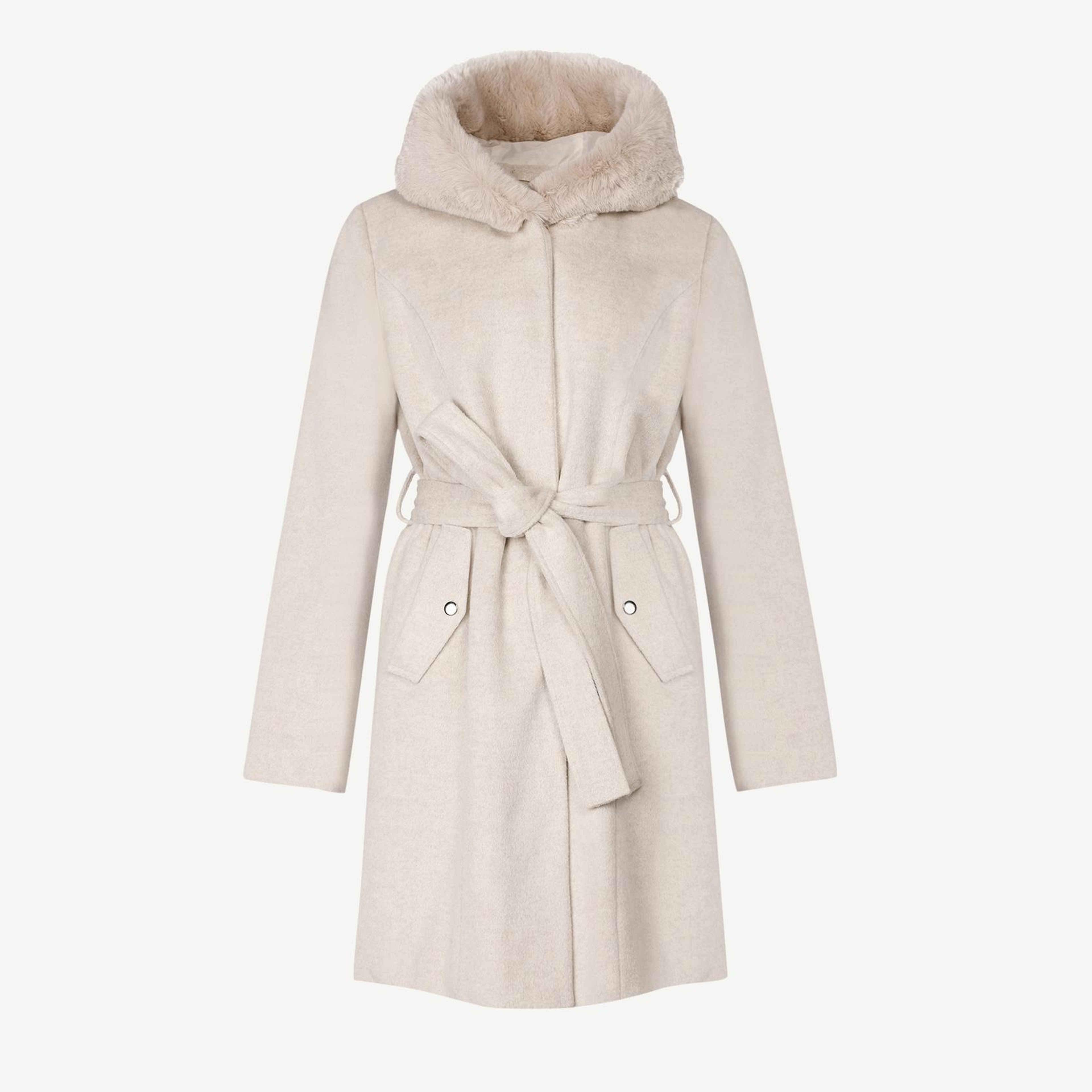 YARGICI Kapüşon Detaylı Palto