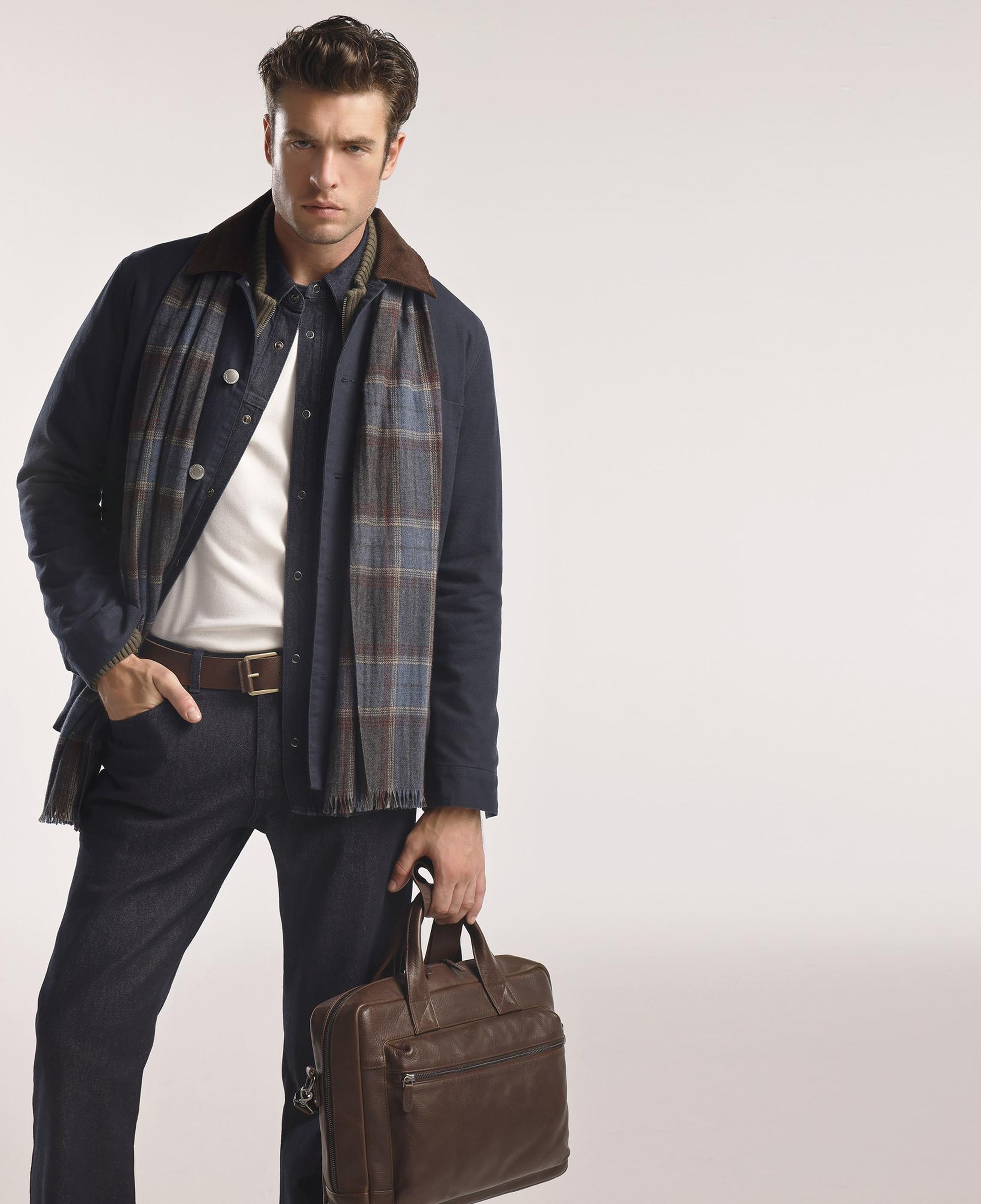 YARGICI Yaka Detaylı Erkek Ceket