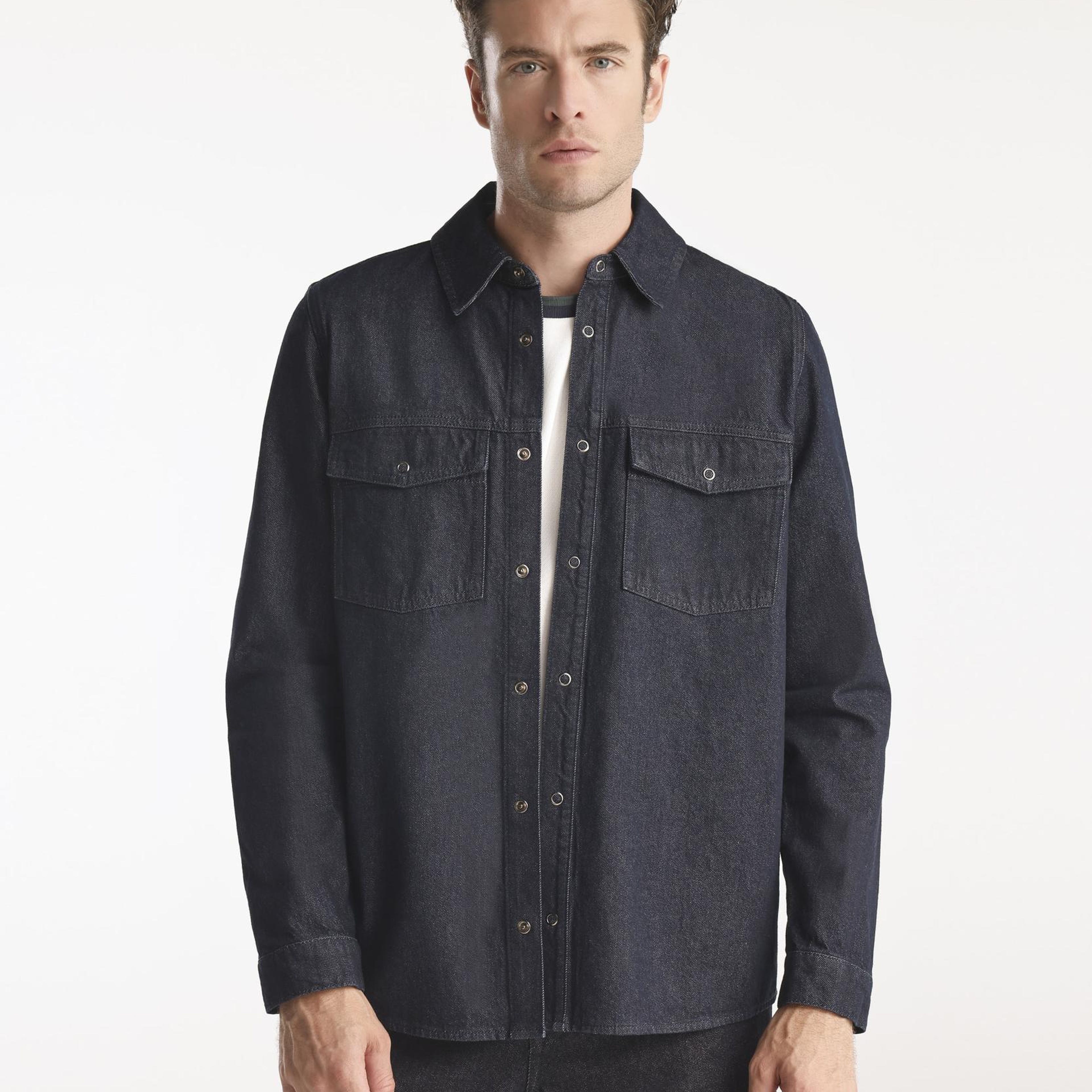 YARGICI Erkek Denim Gömlek