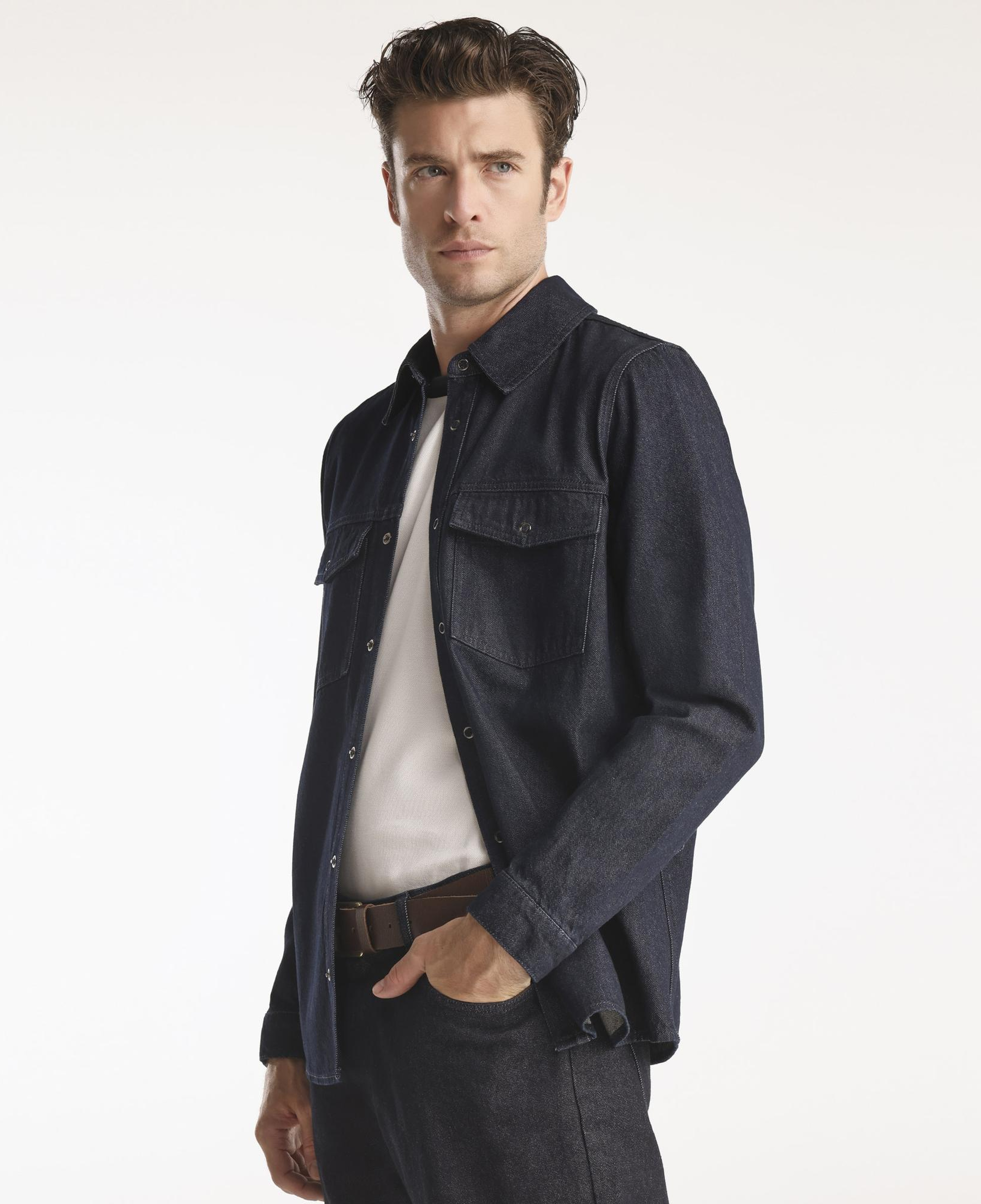 YARGICI Erkek Denim Gömlek