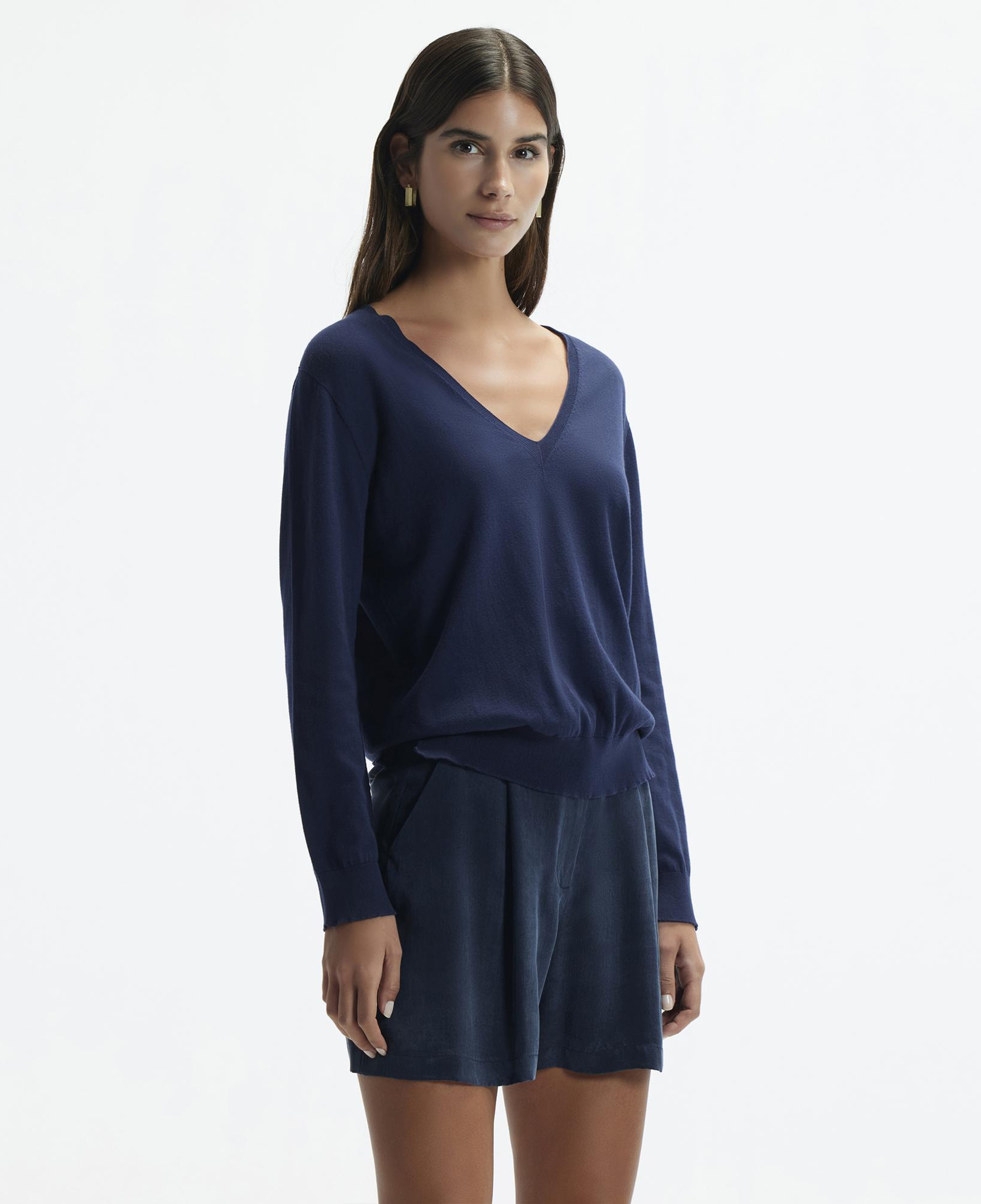 YARGICI V Yaka Triko Kazak