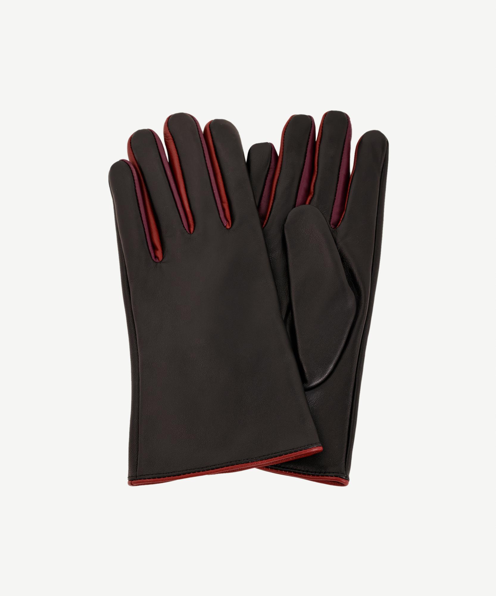 YARGICI Renk Detaylı Deri Eldiven