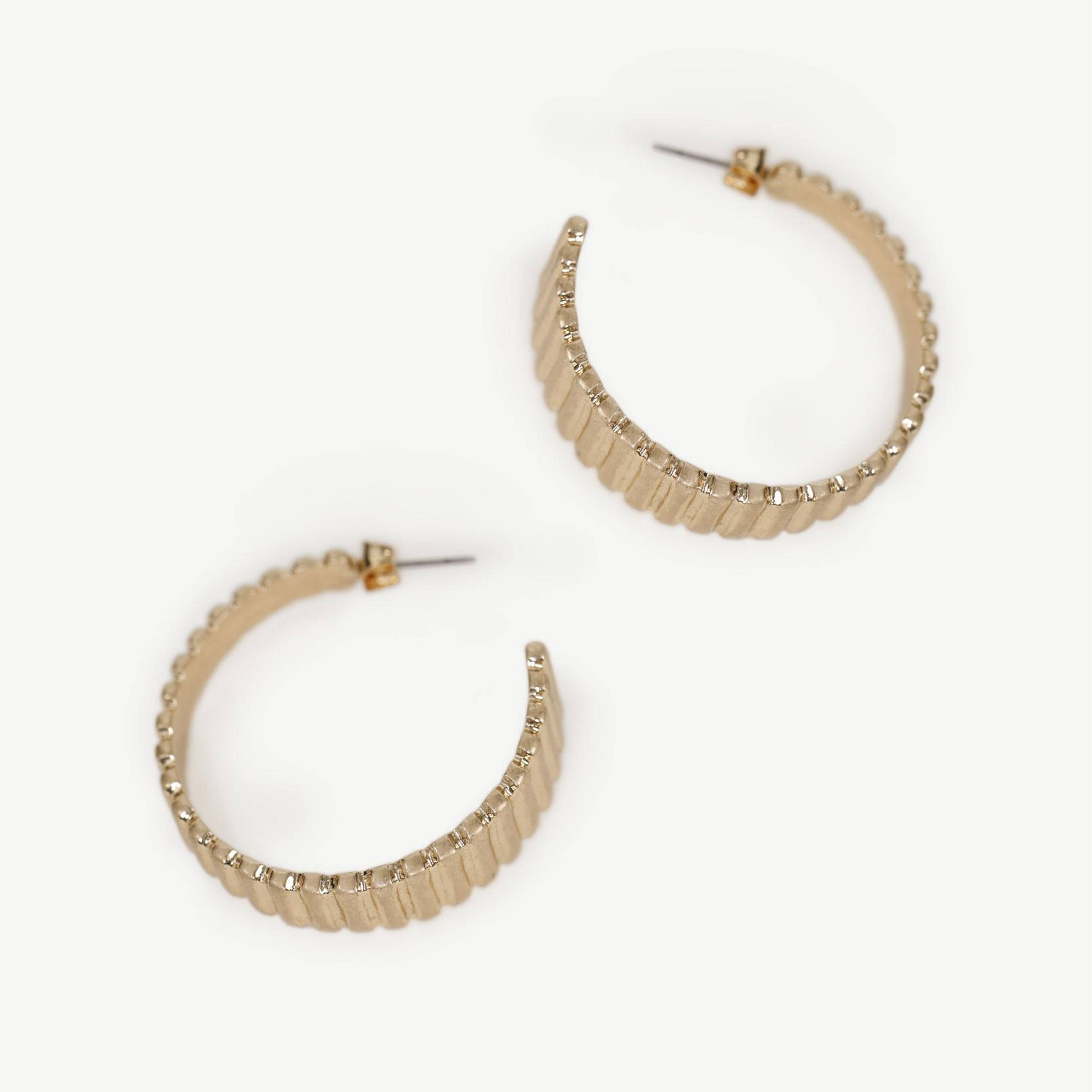 YARGICI Dokulu Gold Küpe