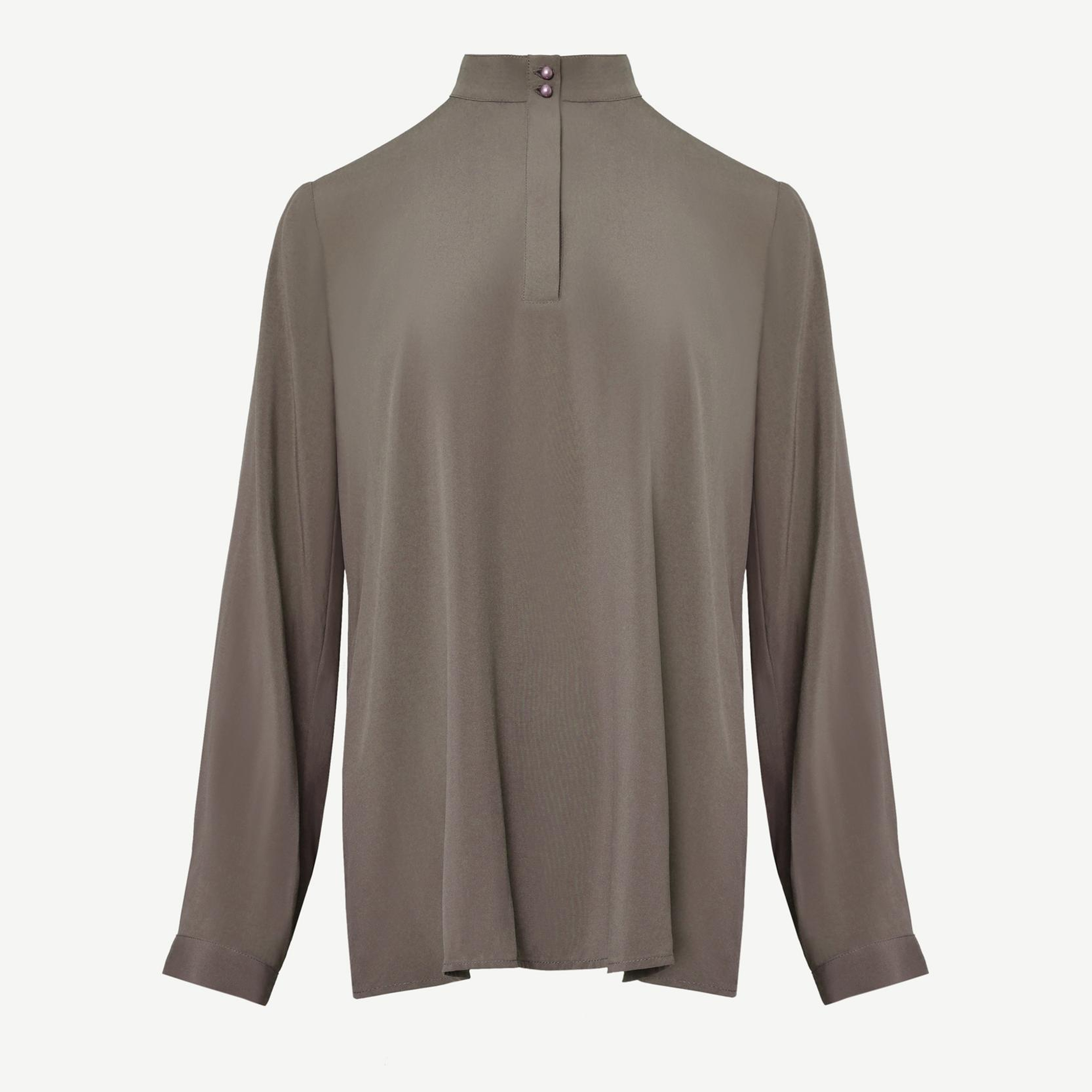 YARGICI İnci Düğmeli Bluz