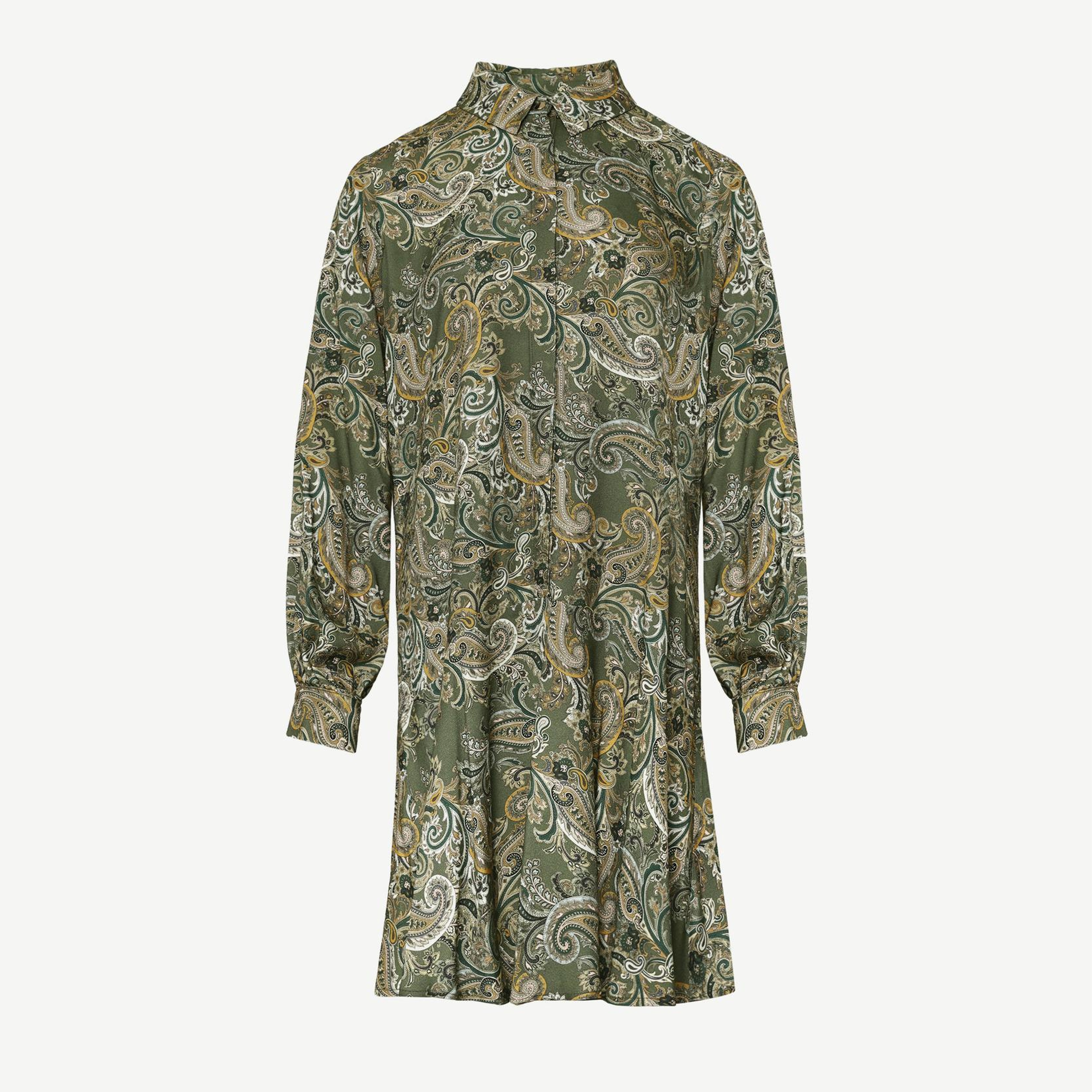 YARGICI Uzun Kollu Kısa Gömlek Elbise