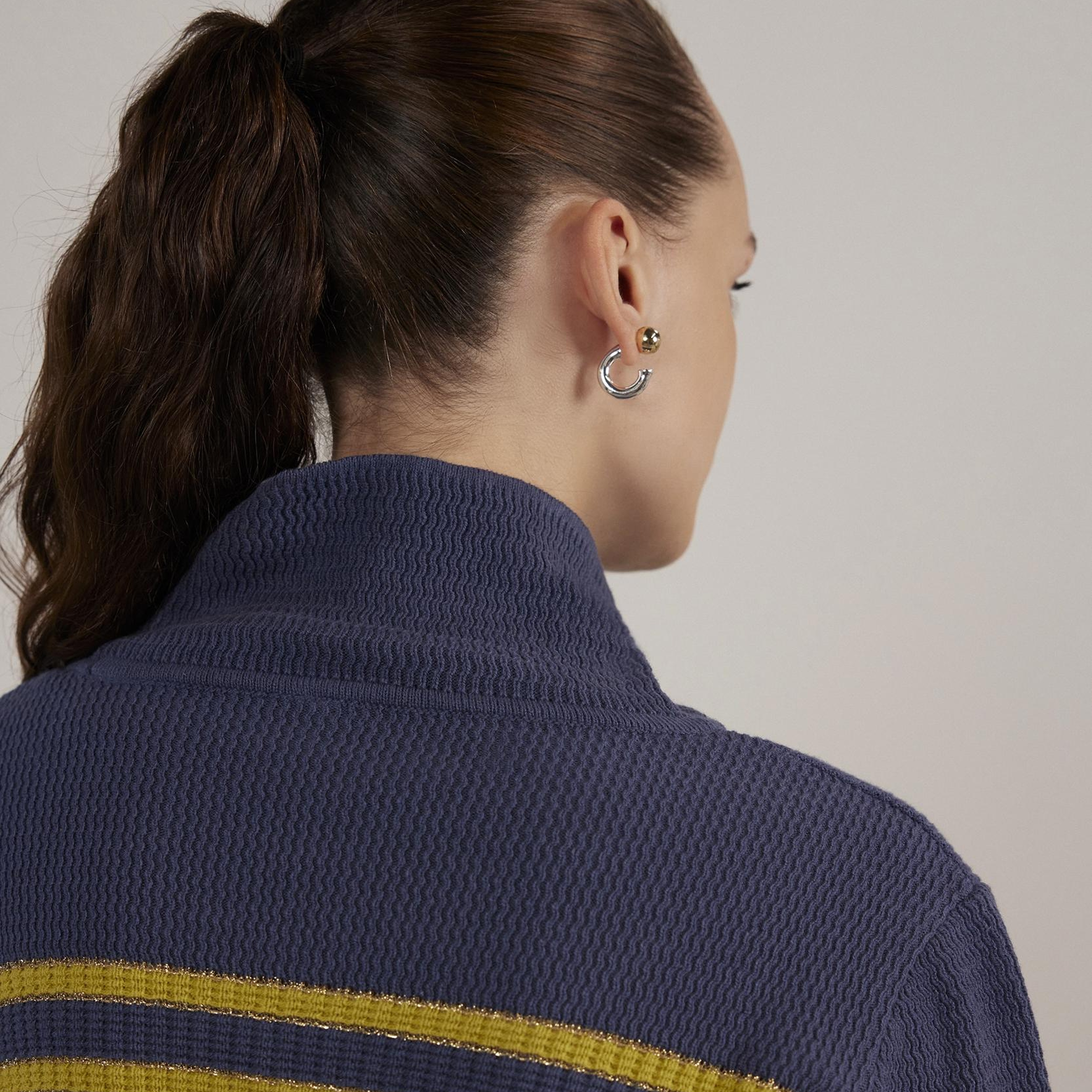 YARGICI Yırtmaç Detaylı Kazak