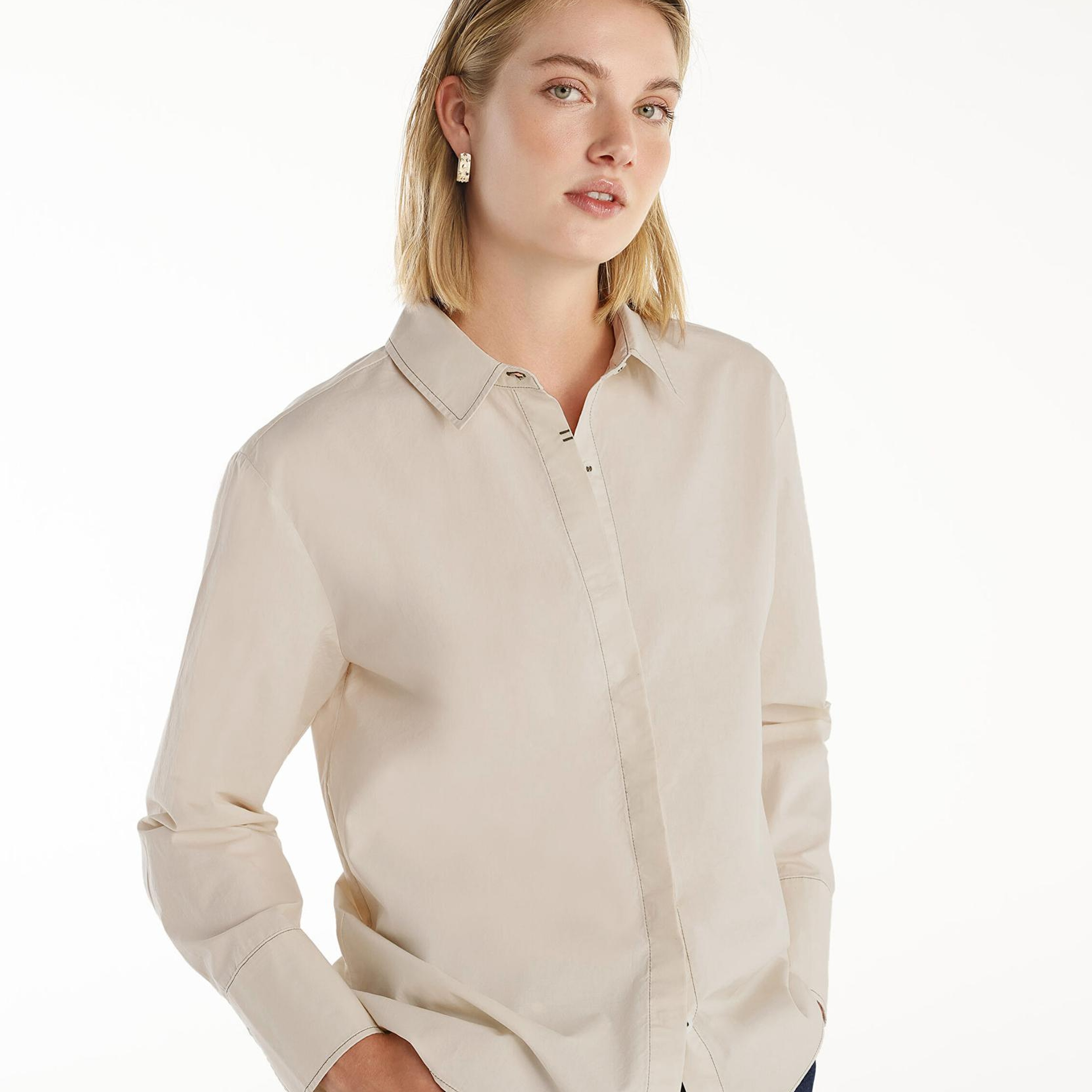 YARGICI Kontrast Detaylı Gömlek