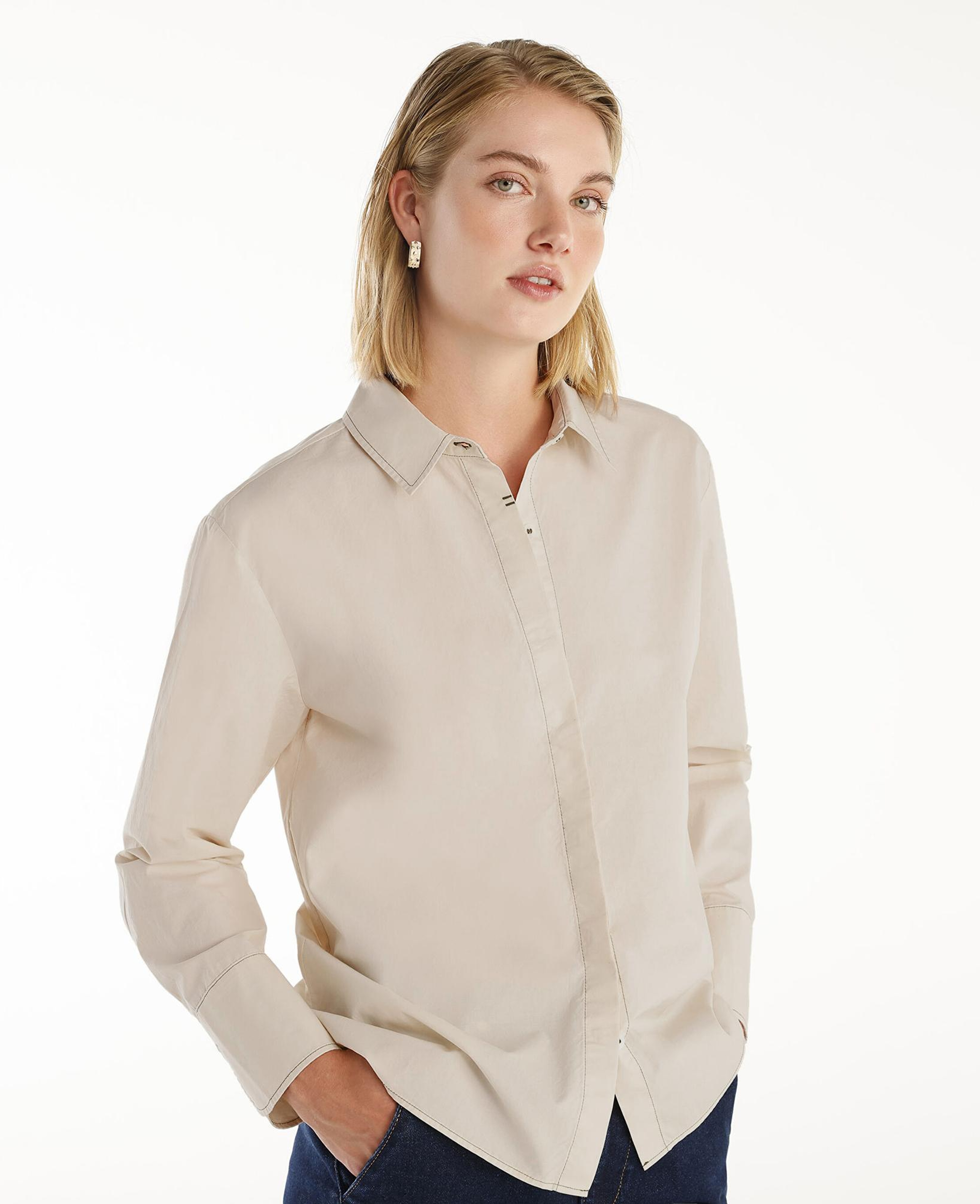 YARGICI Kontrast Detaylı Gömlek