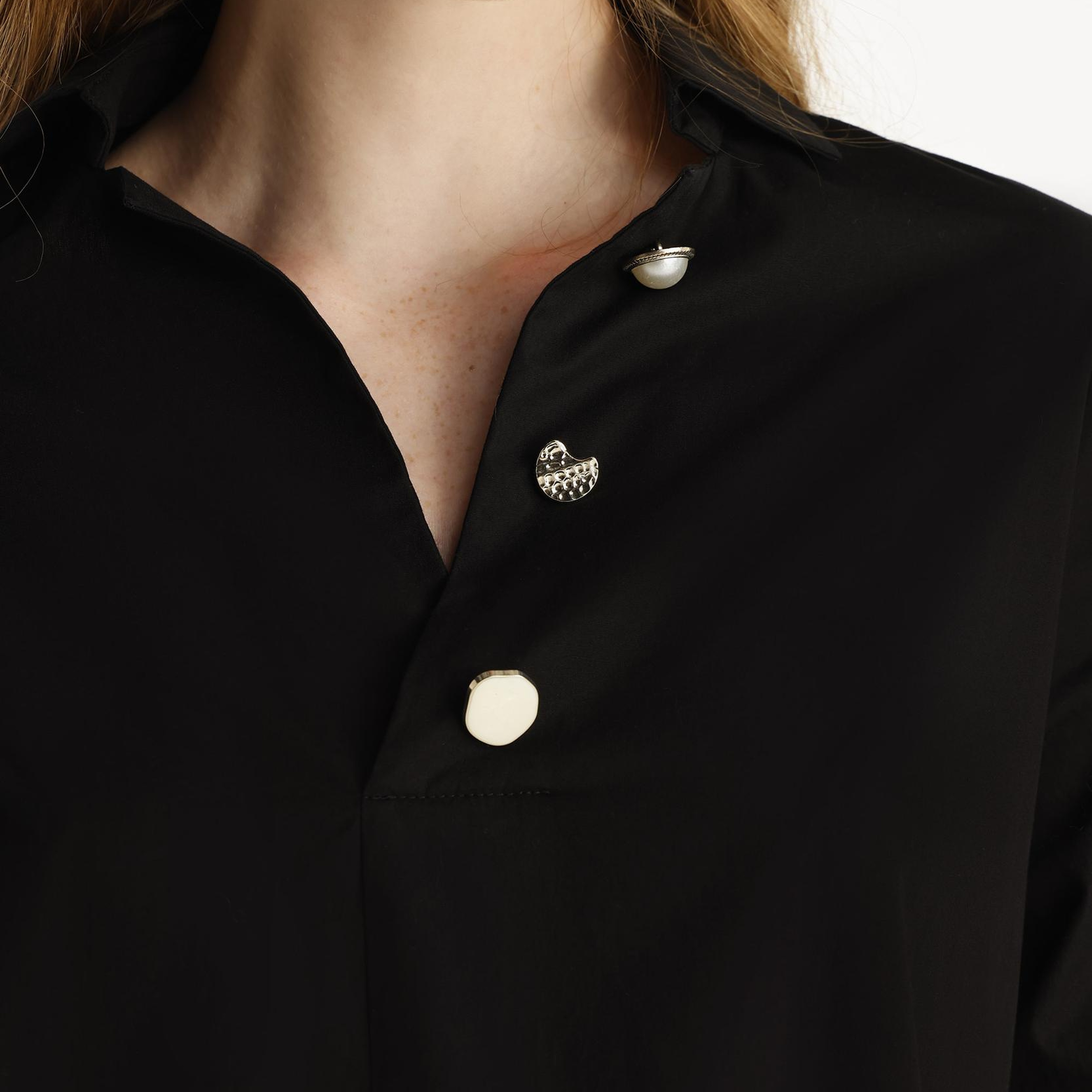 YARGICI Düğme Detaylı Bluz