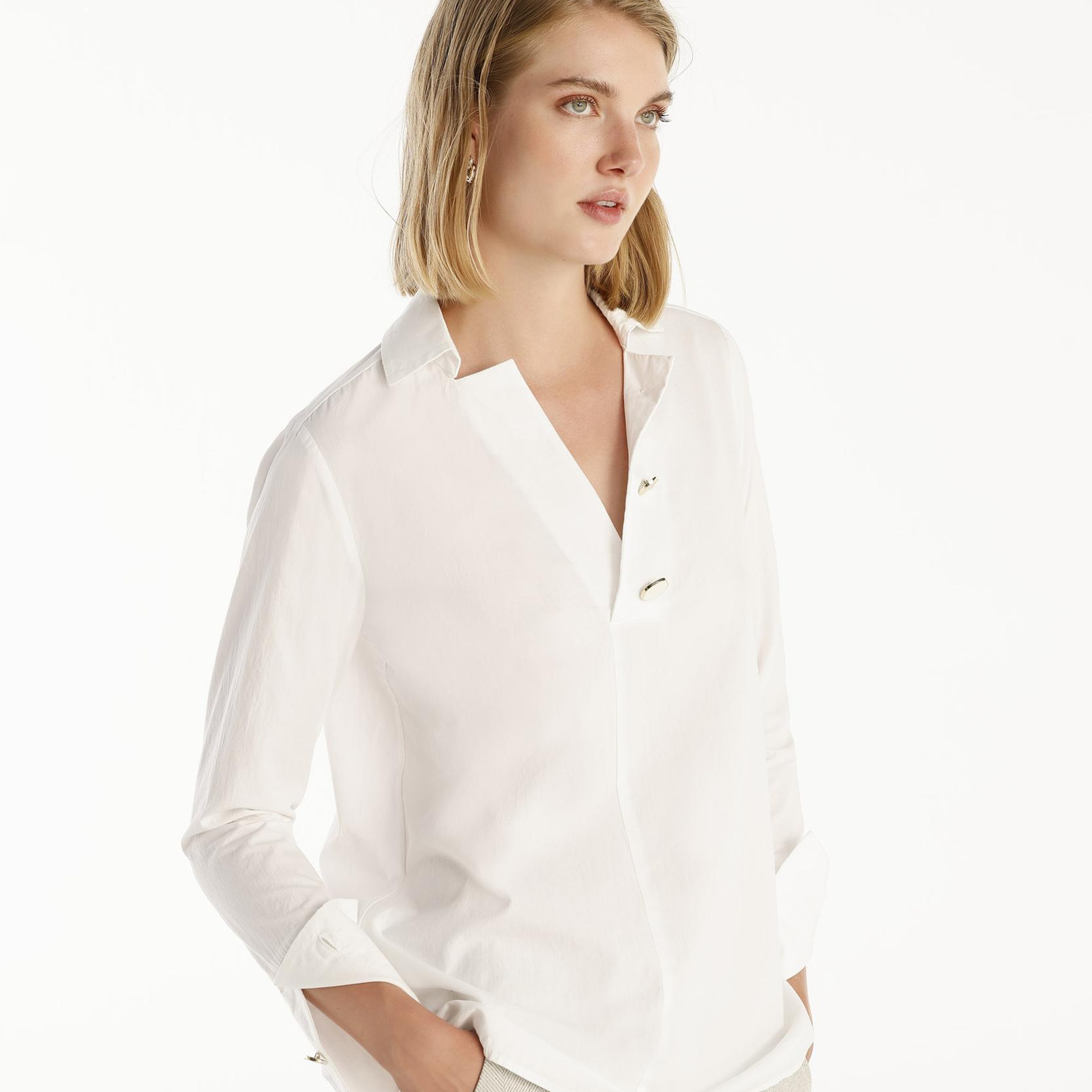 YARGICI Düğme Detaylı Bluz