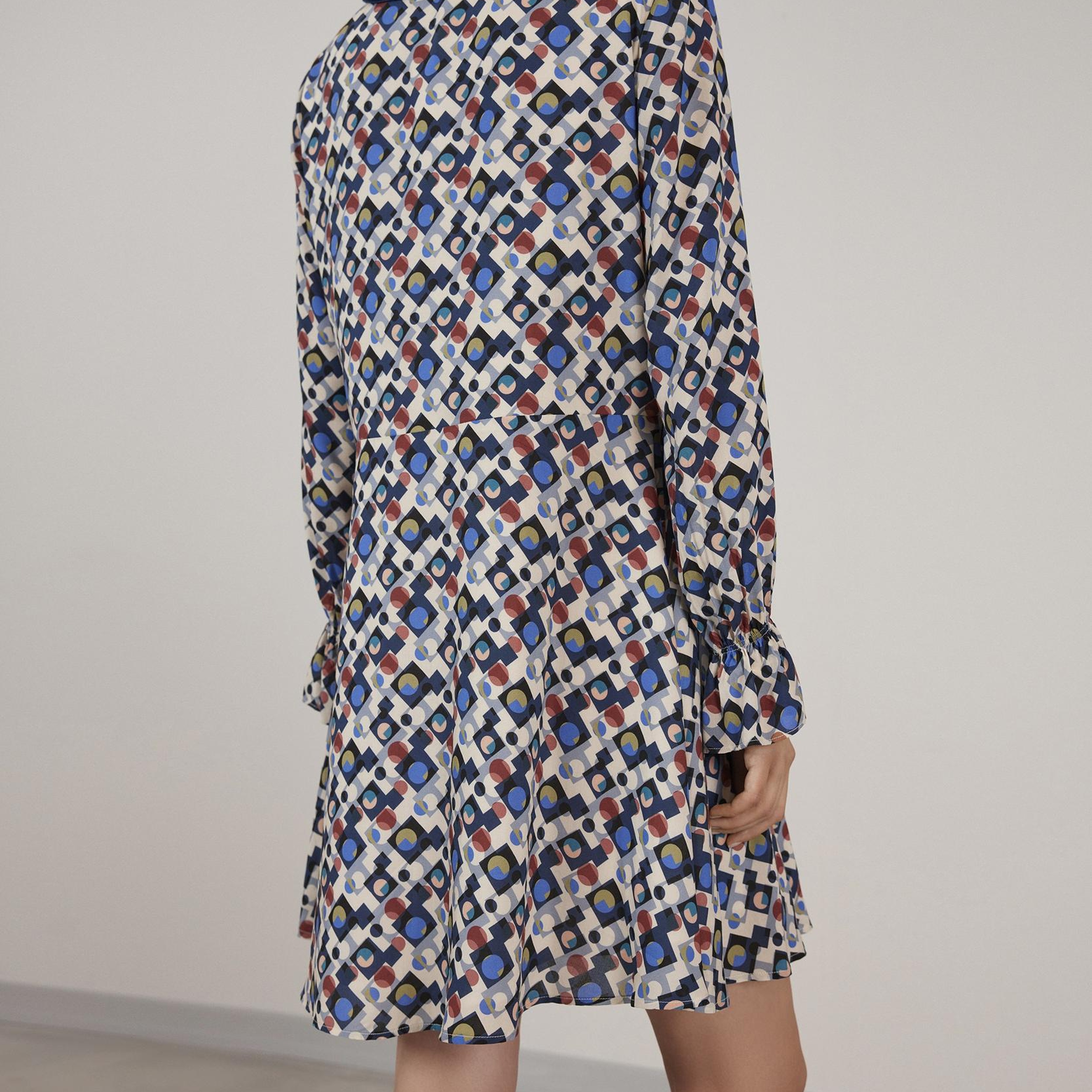 YARGICI Pat Detaylı Elbise