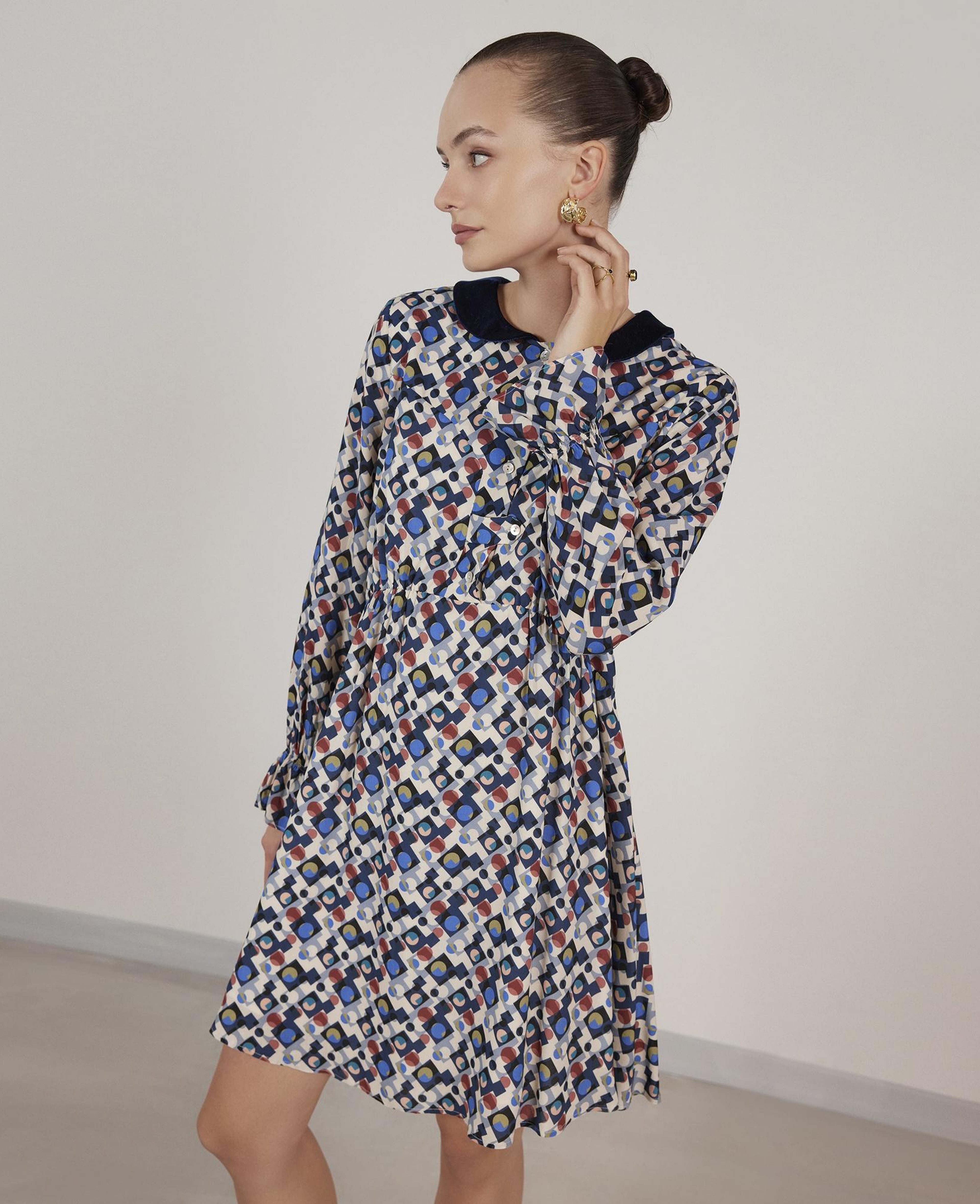 YARGICI Pat Detaylı Elbise