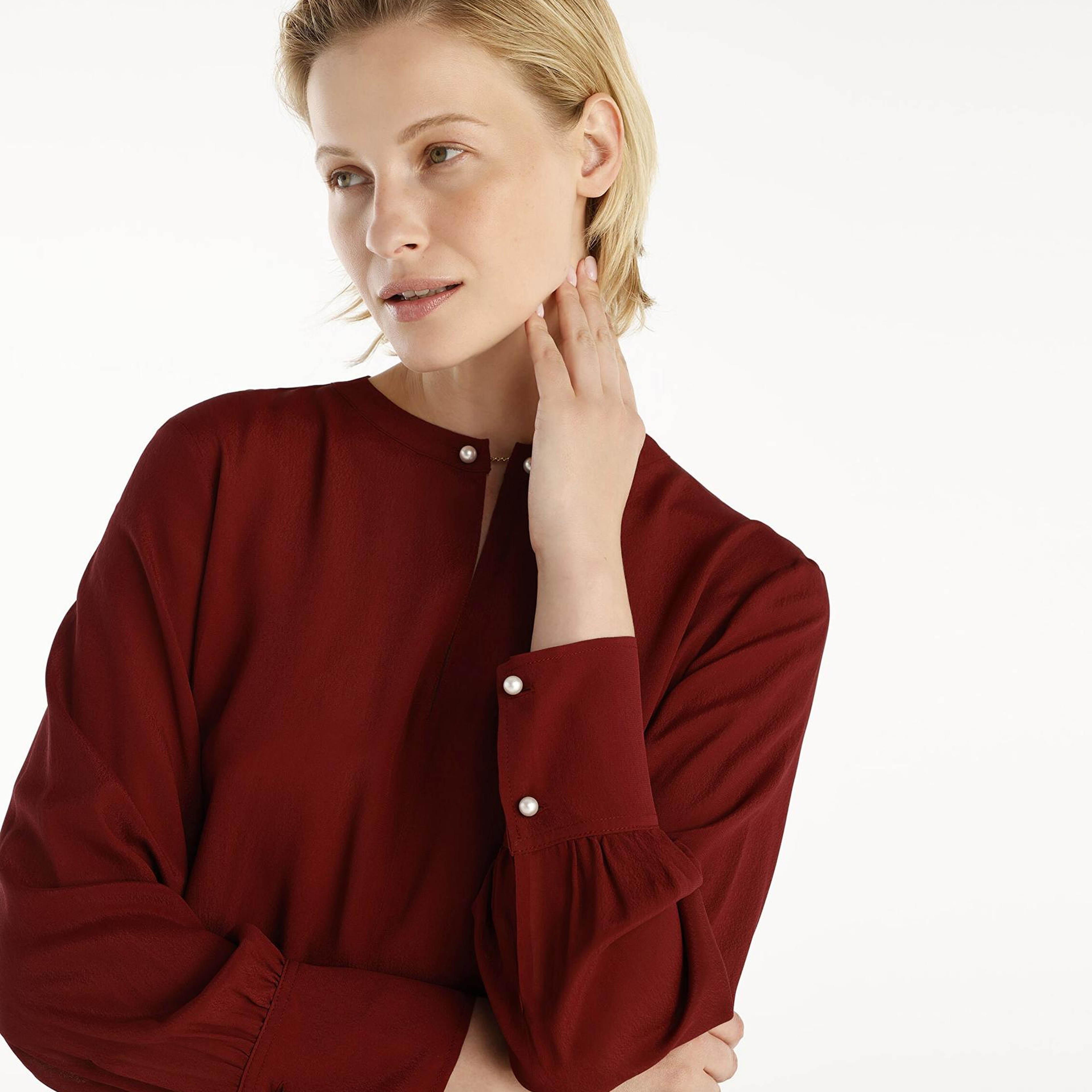 YARGICI Yaka Detaylı Bluz