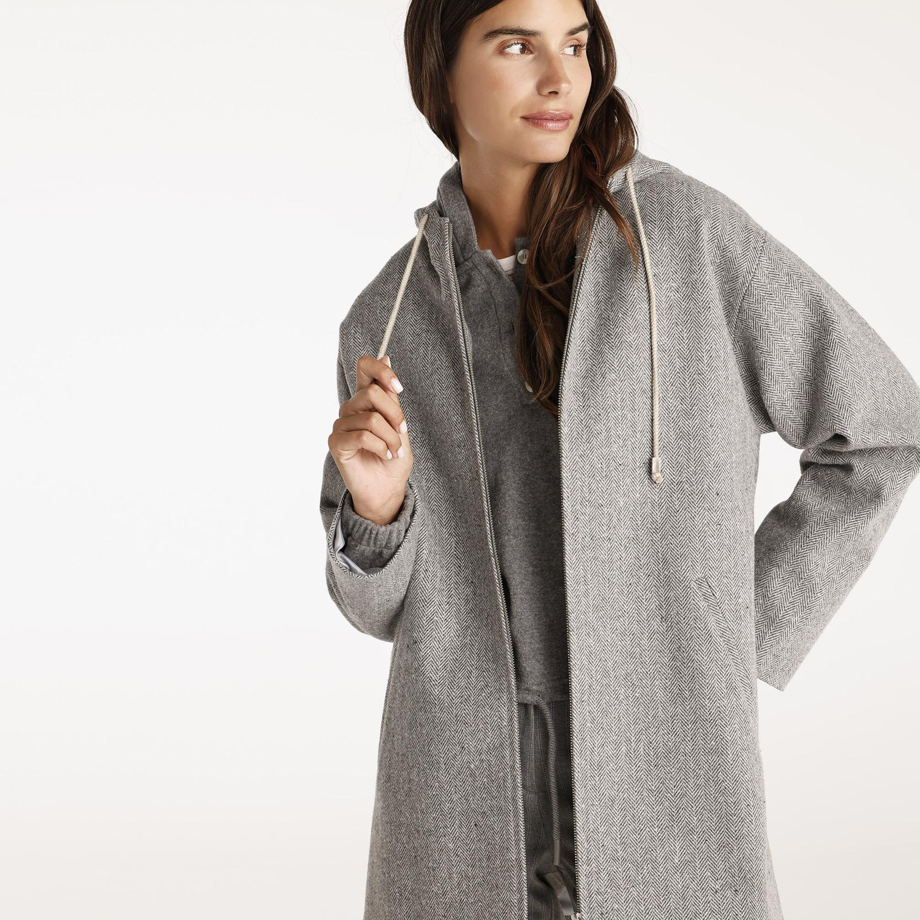 YARGICI Fermuarlı Palto