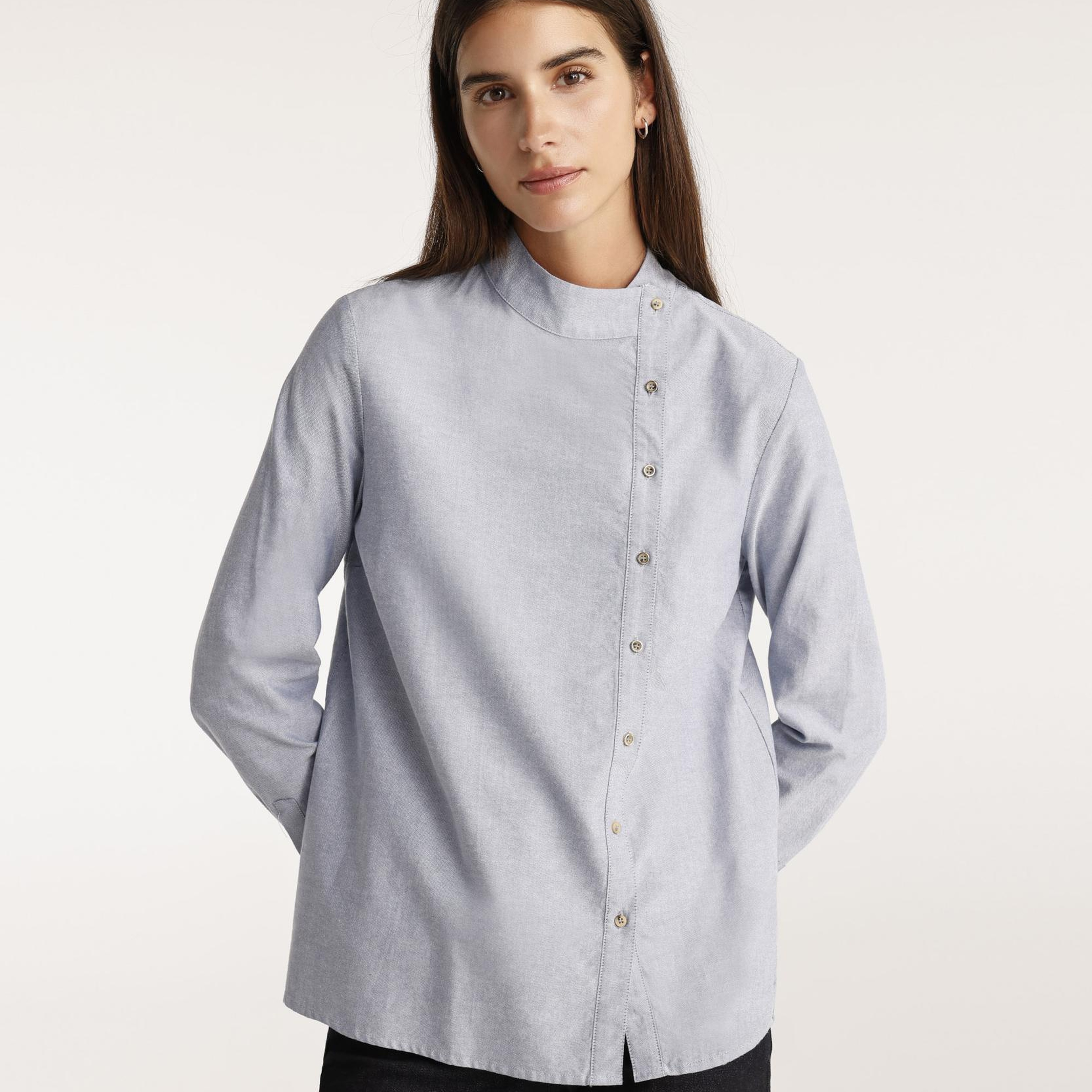 YARGICI Yandan Kapamalı Gömlek