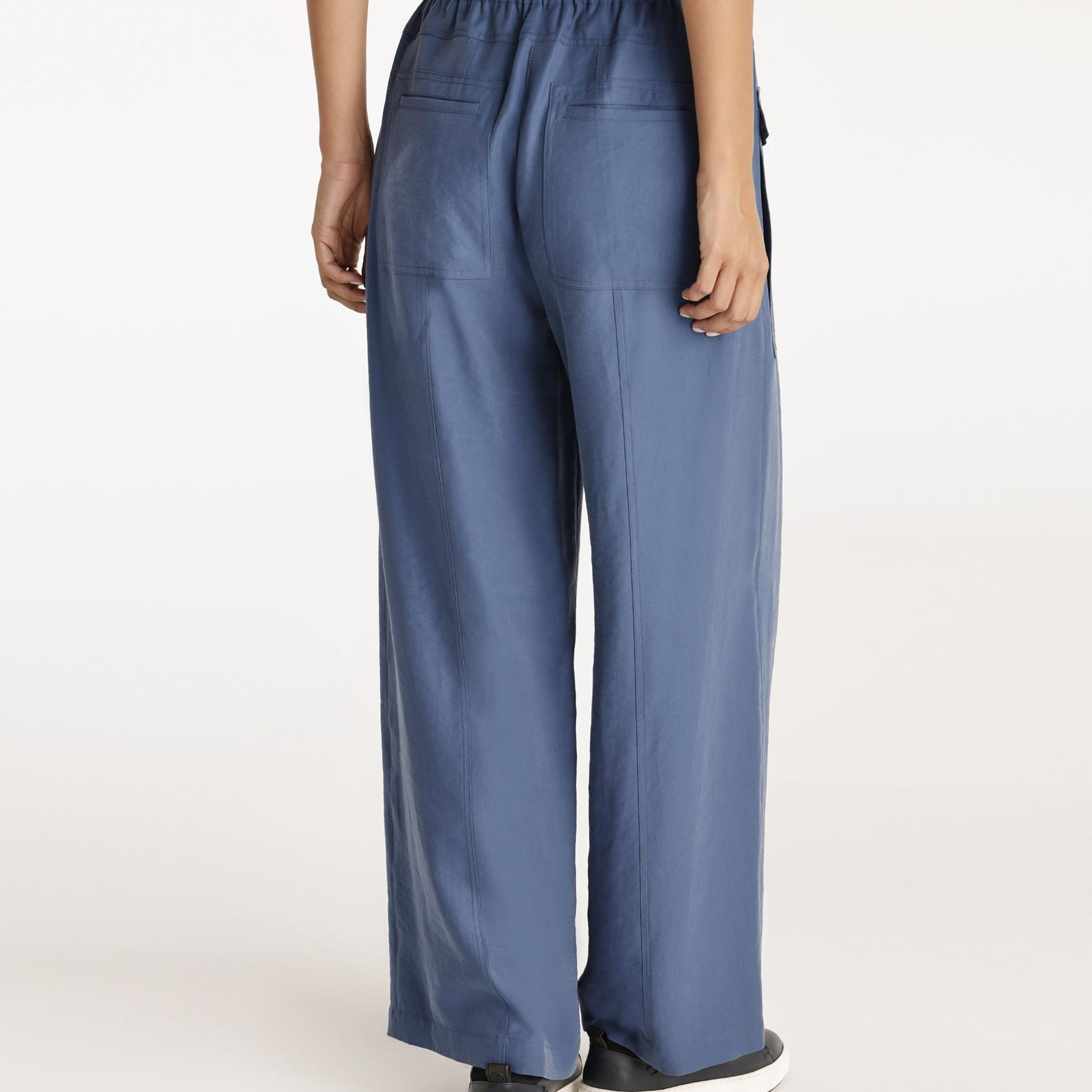 YARGICI Yüksek Bel Geniş Paça Pantolon