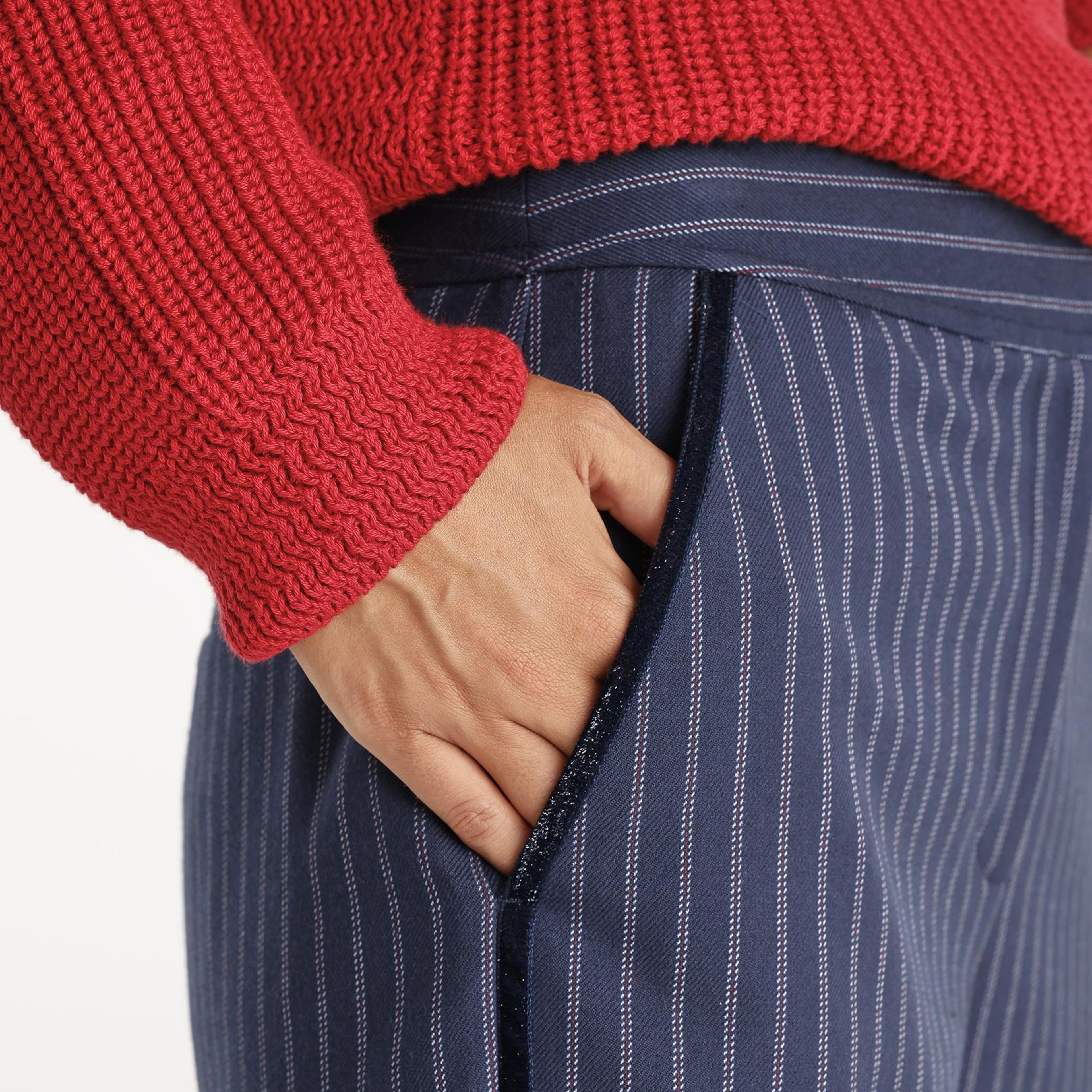 YARGICI Biye Detaylı Pantolon