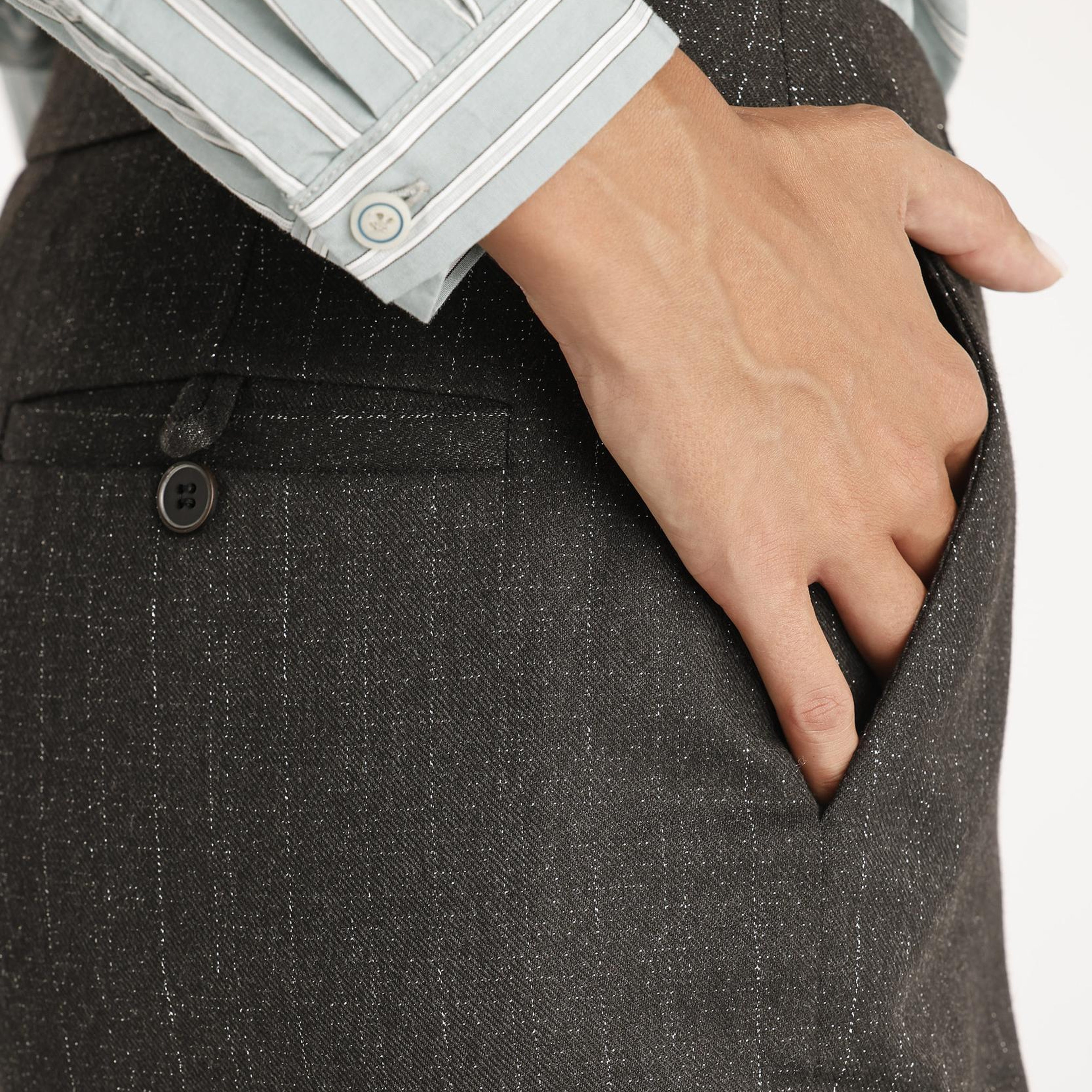 YARGICI Bel Detaylı Pantolon